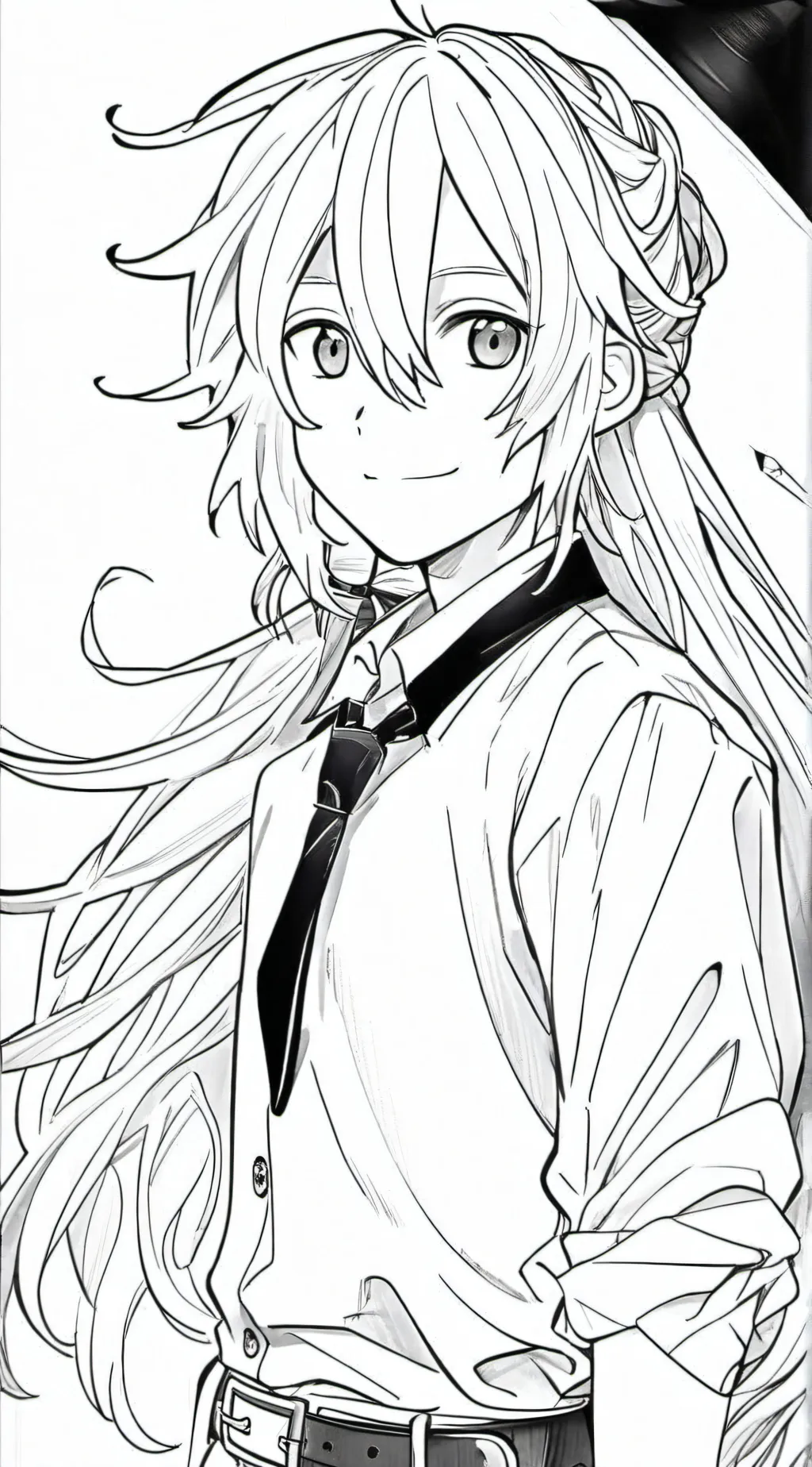 ai character: Sus Oliver  background