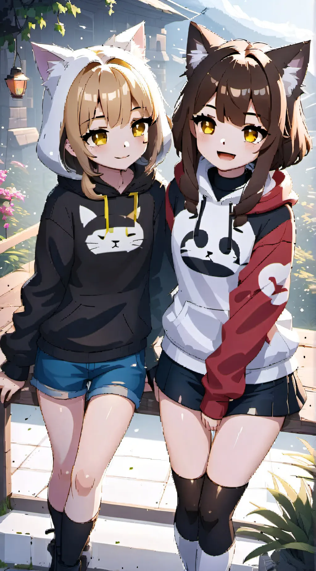 ai character: Midnight and y/n background