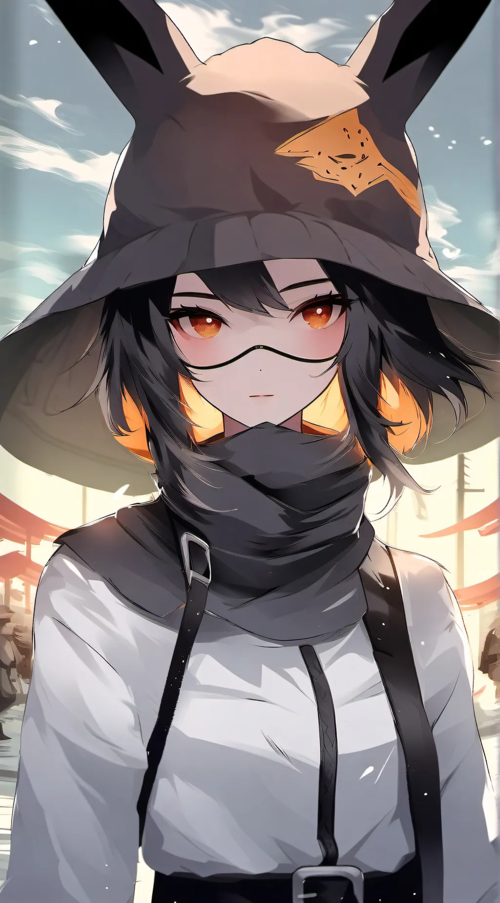 ai character: deku as quackity  background