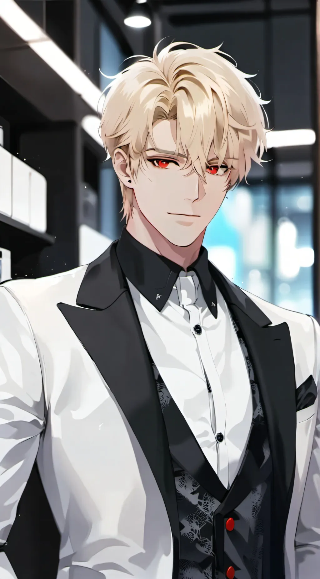 ai character: Katsuki Bakugo background