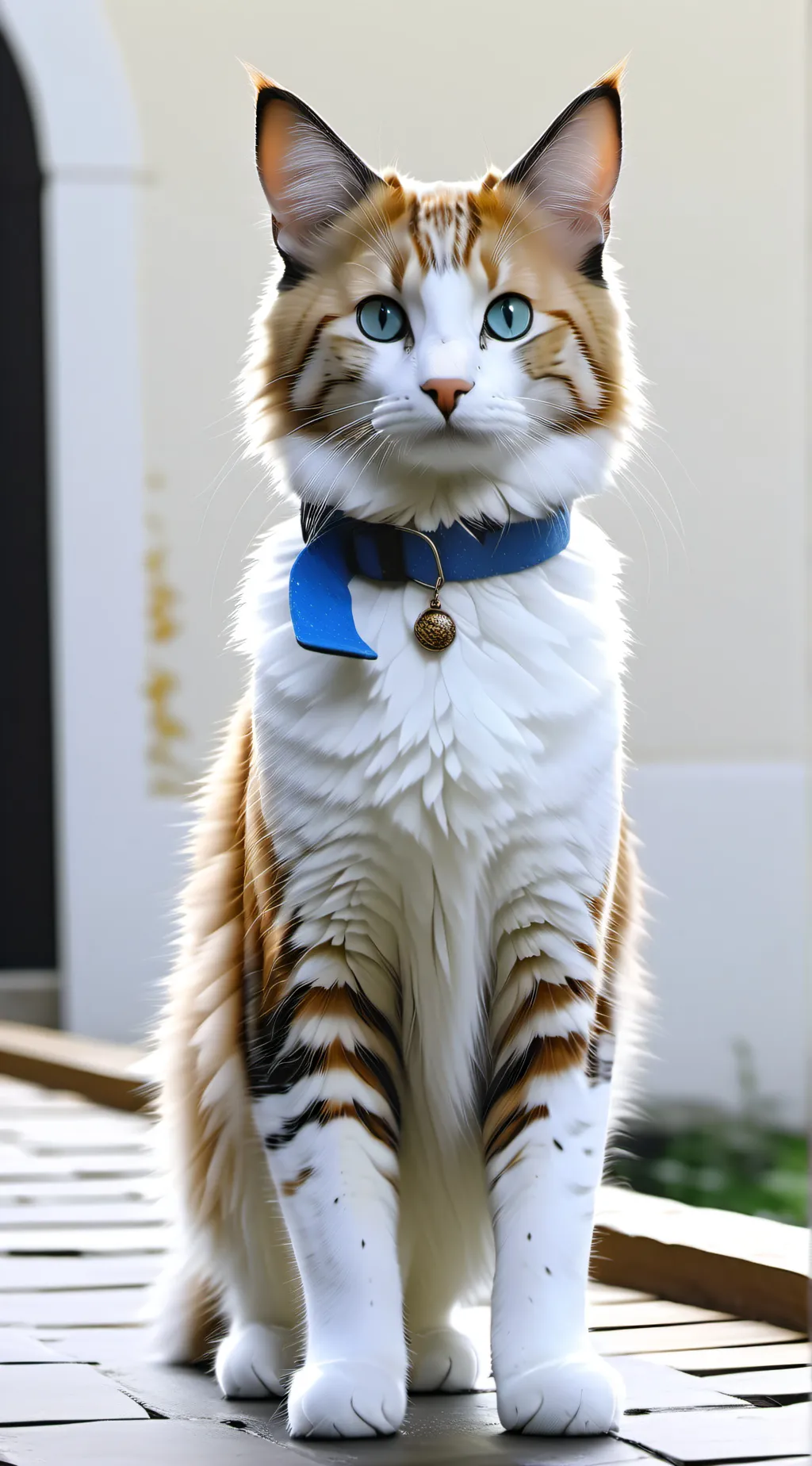 ai character: Cat background