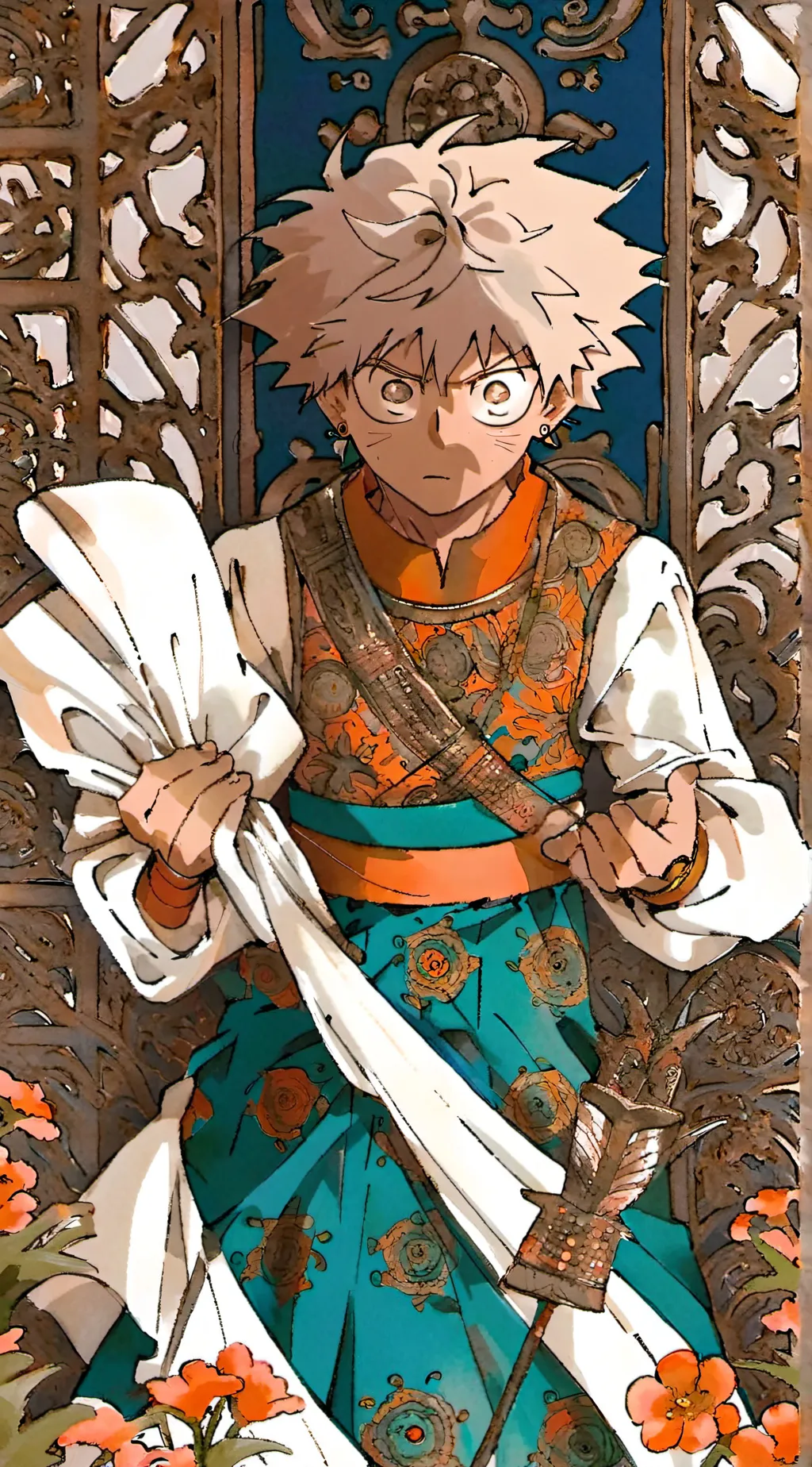 ai character: Bakugo background