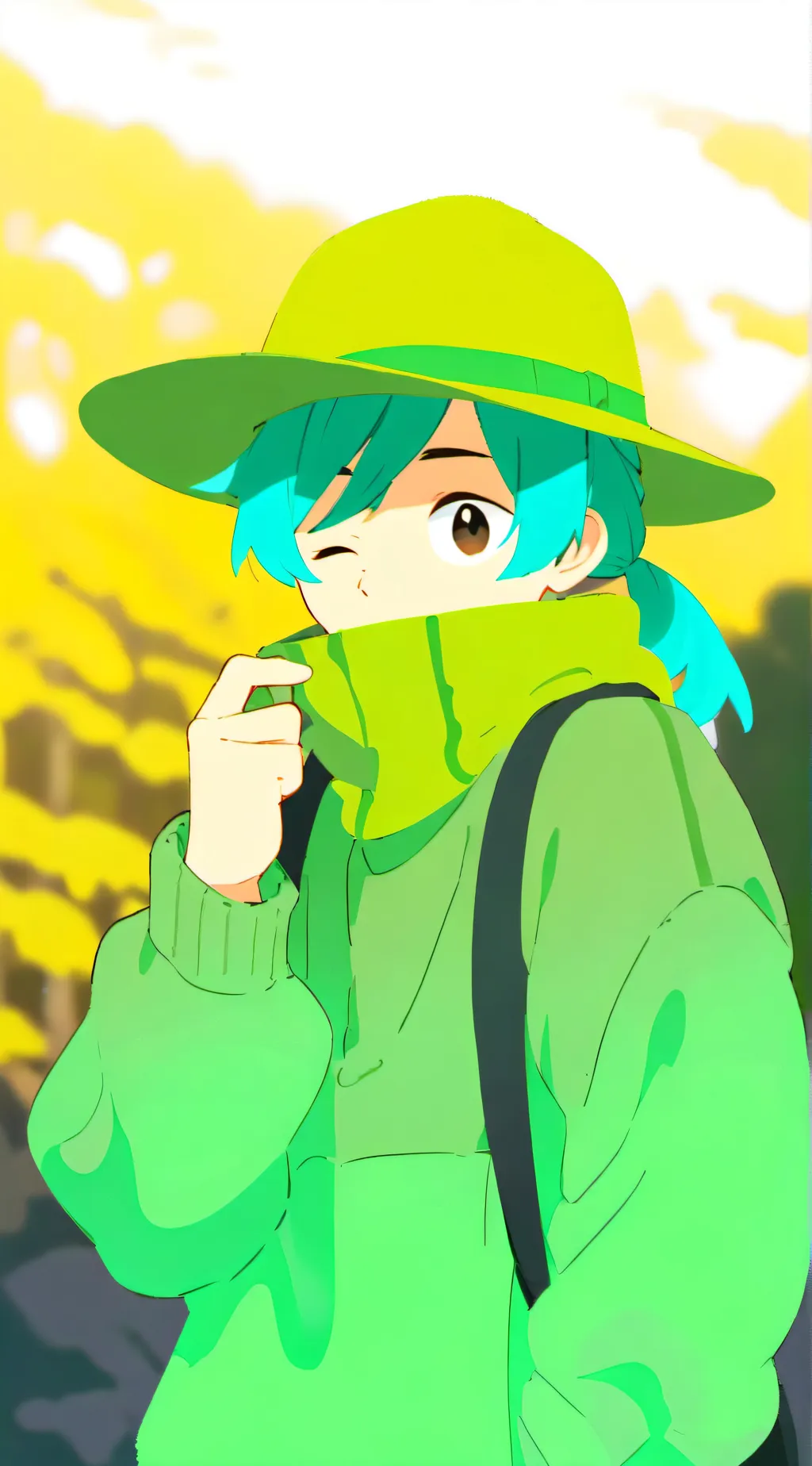 ai character: Illusion background