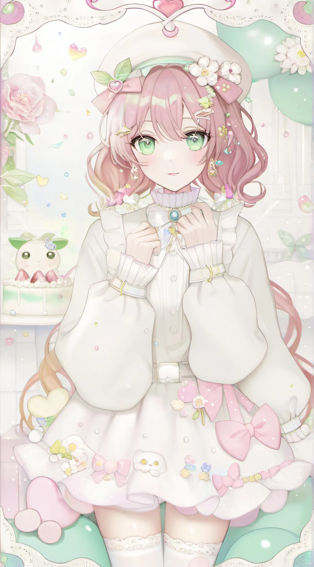 ai character: Mitsuri x mha  background