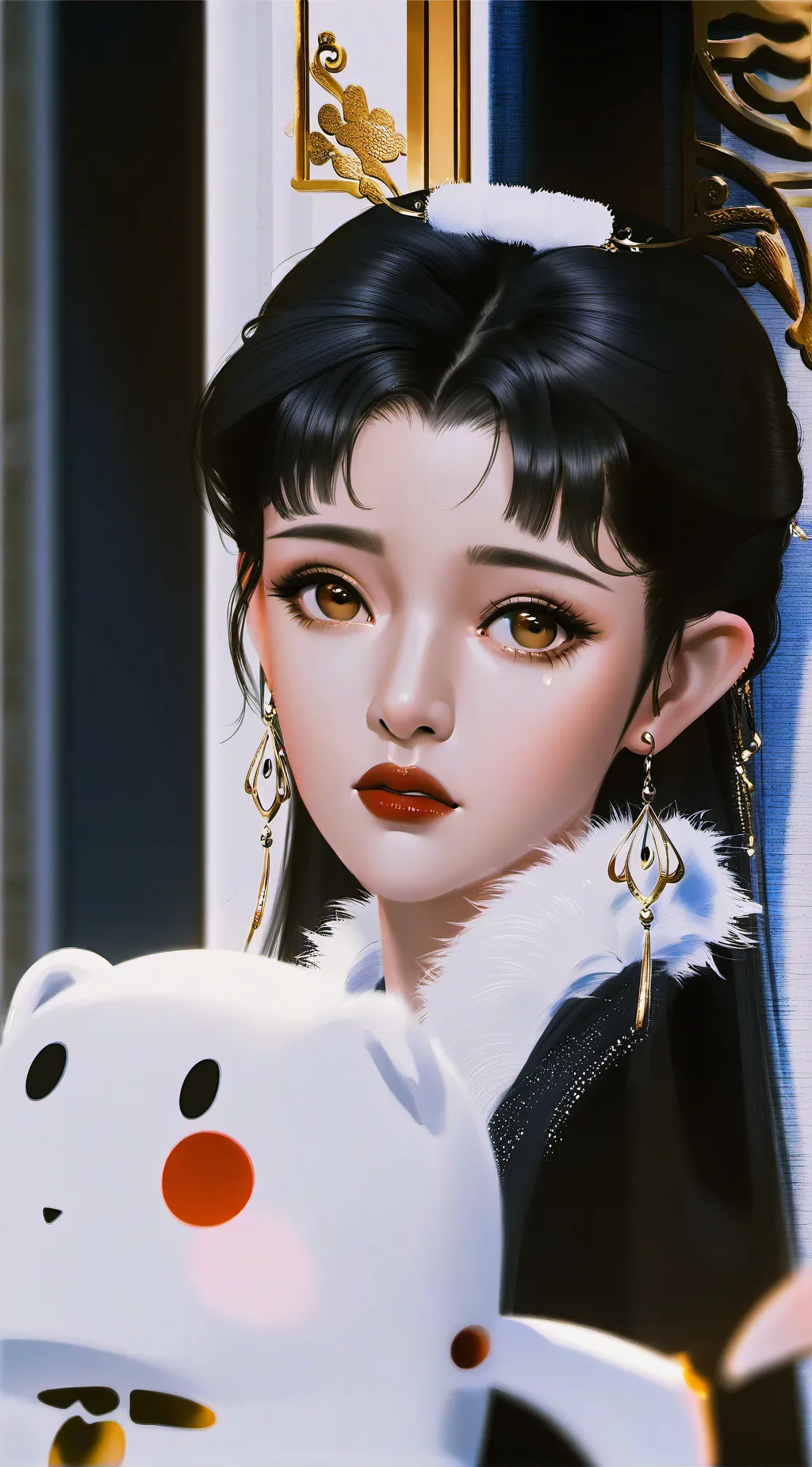 ai character: Dutchess FishyLips background