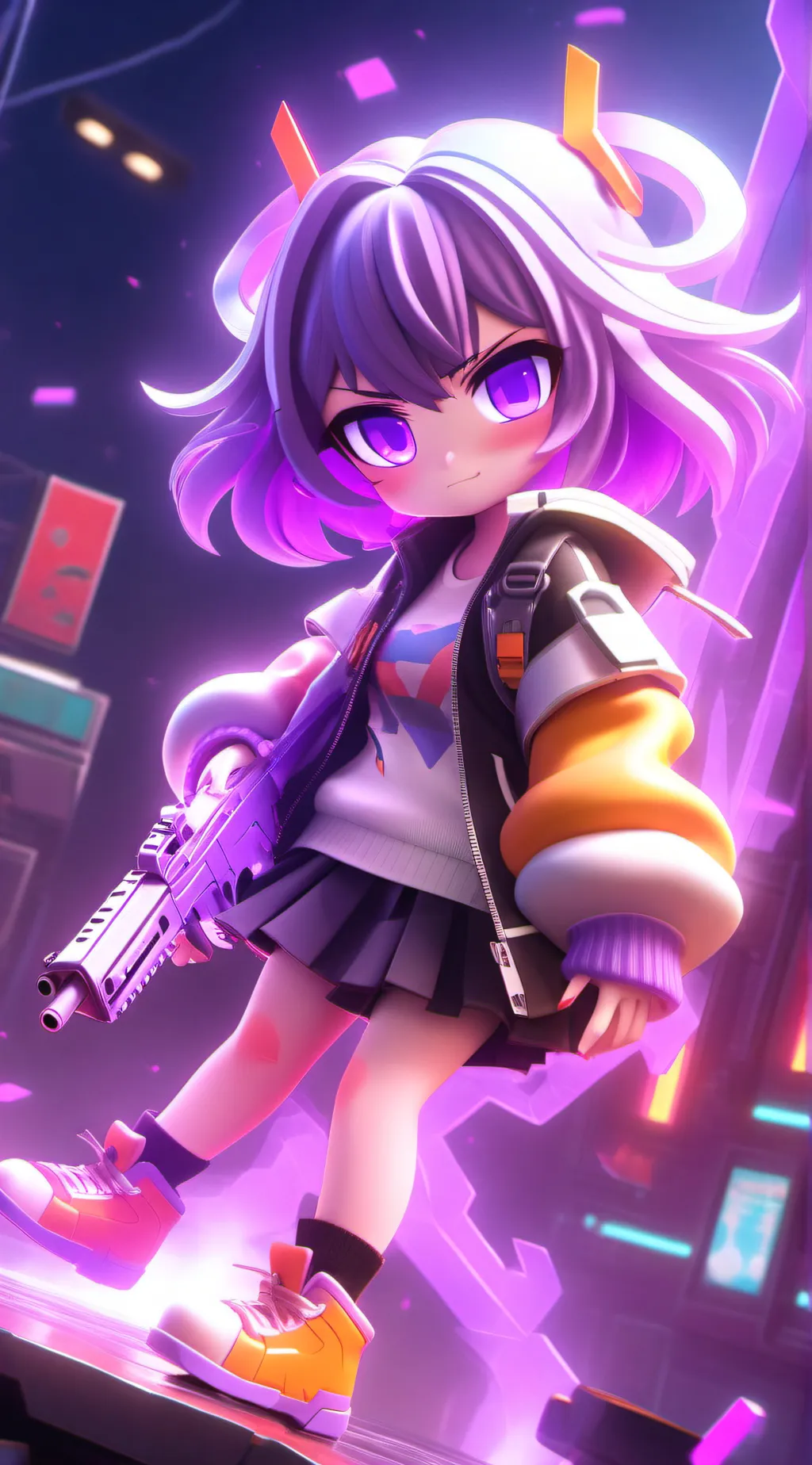 ai character: Uzi Doormen  background