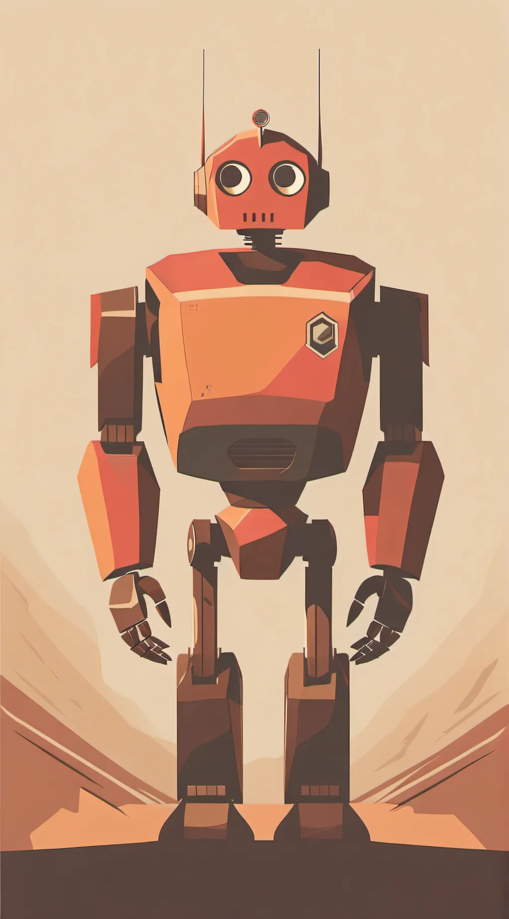 ai character: battle background