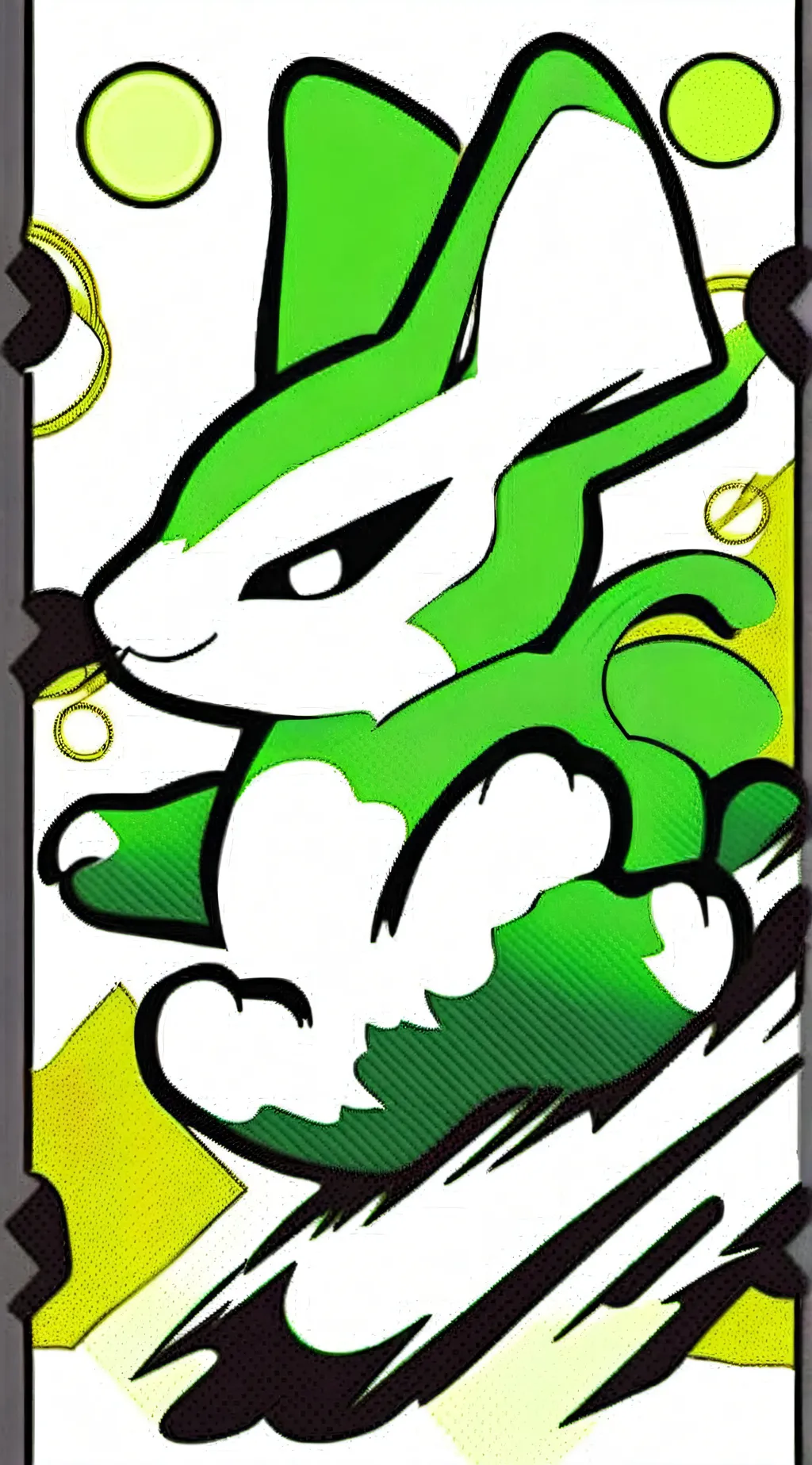 ai character: hoppy hop scotch background
