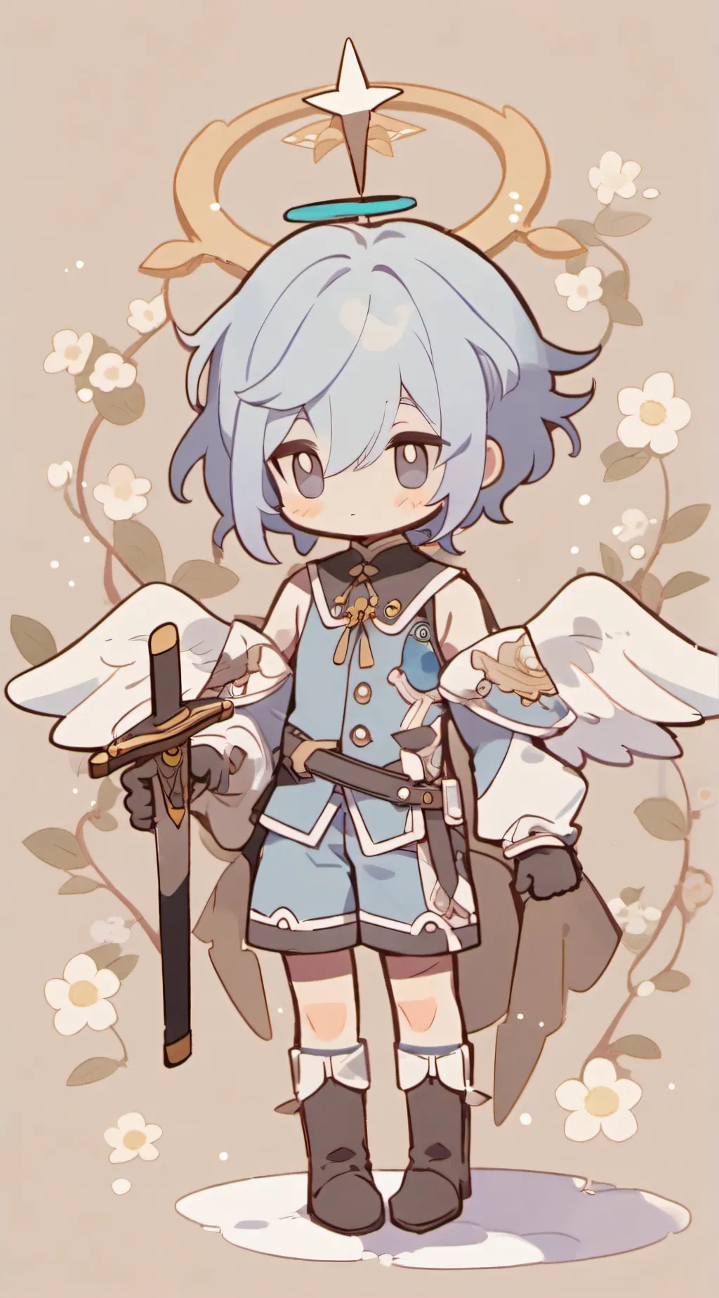 ai character: ☆RADIOAPPLE☆ background