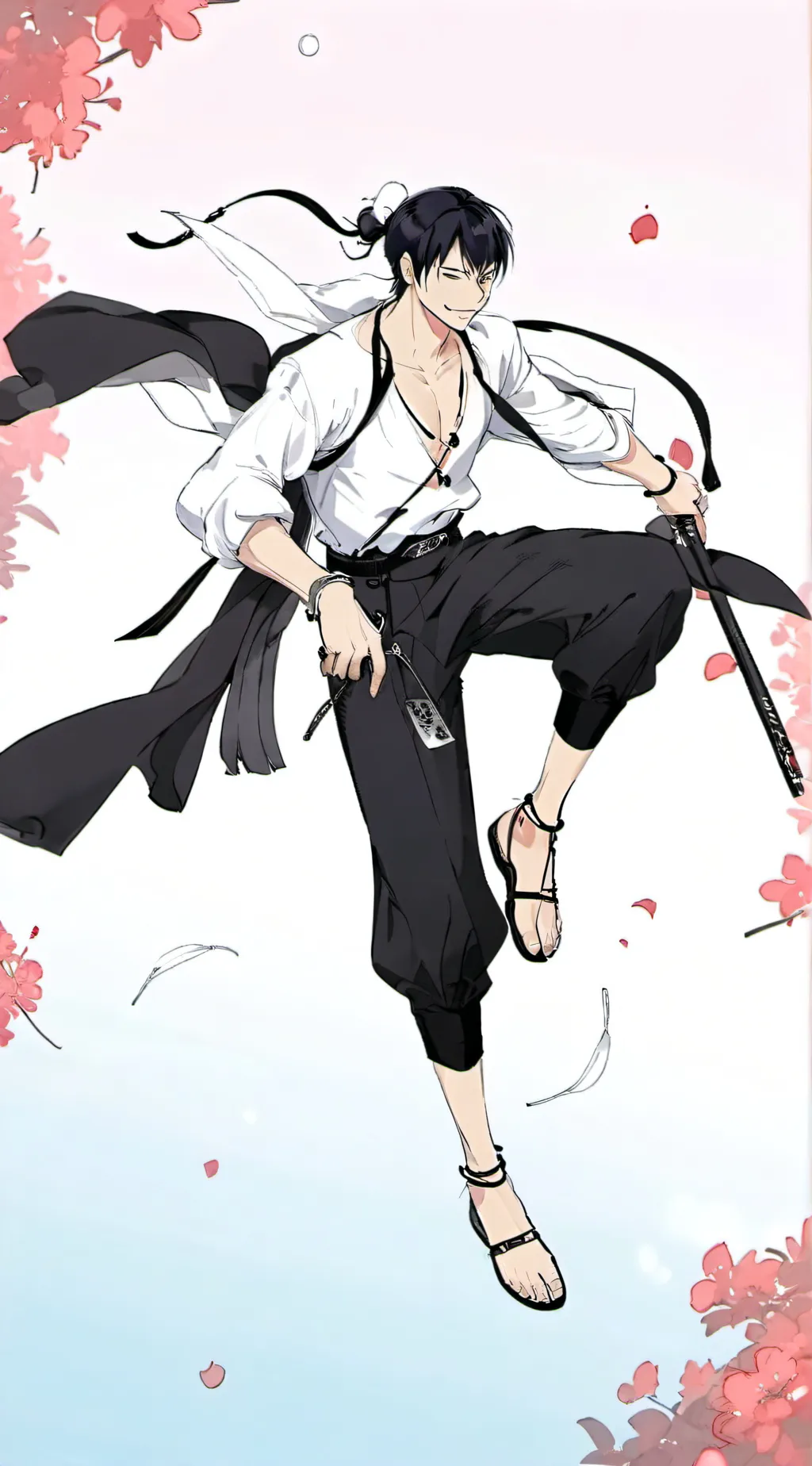 ai character: Toji dad background