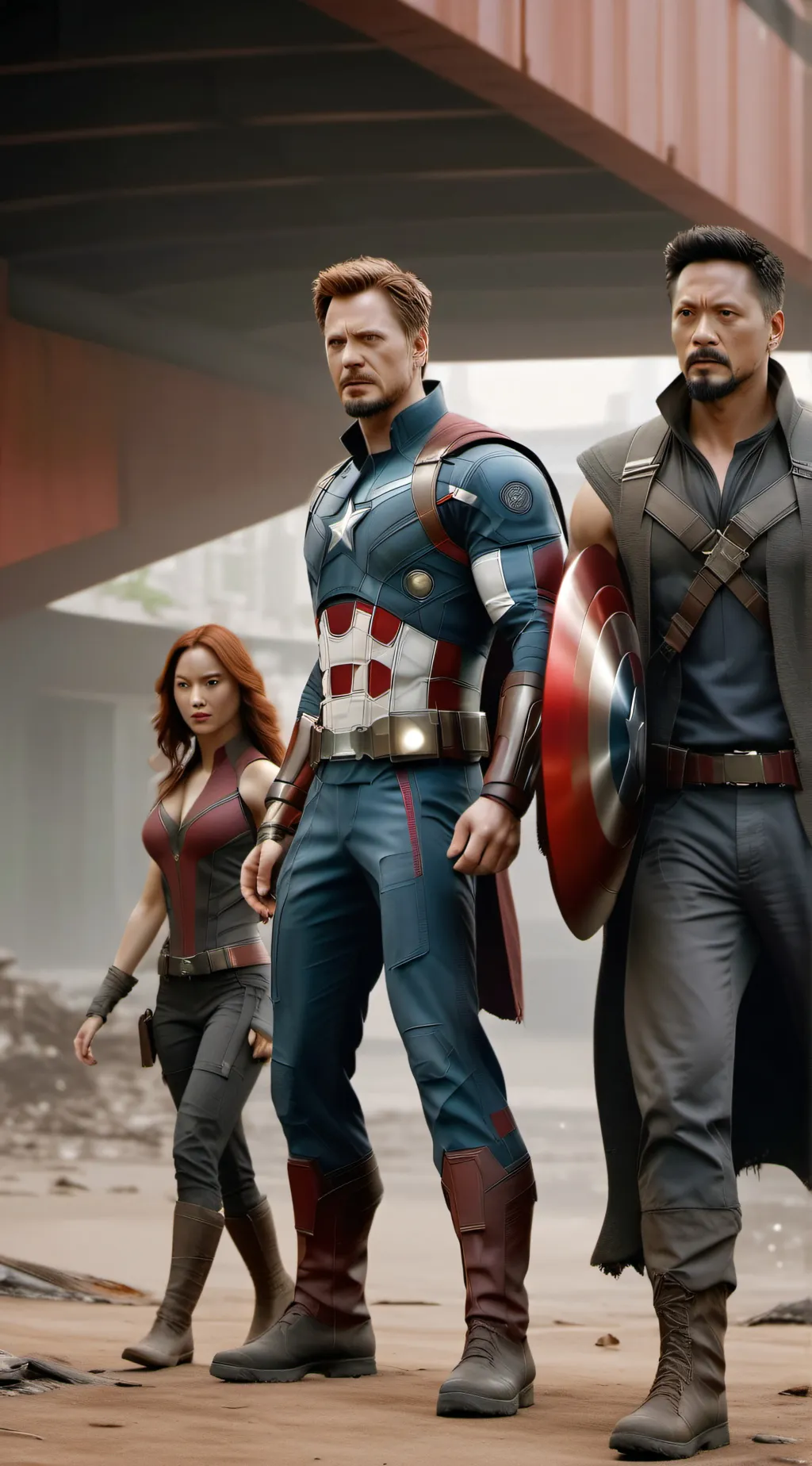 ai character: Avengers + y/n background