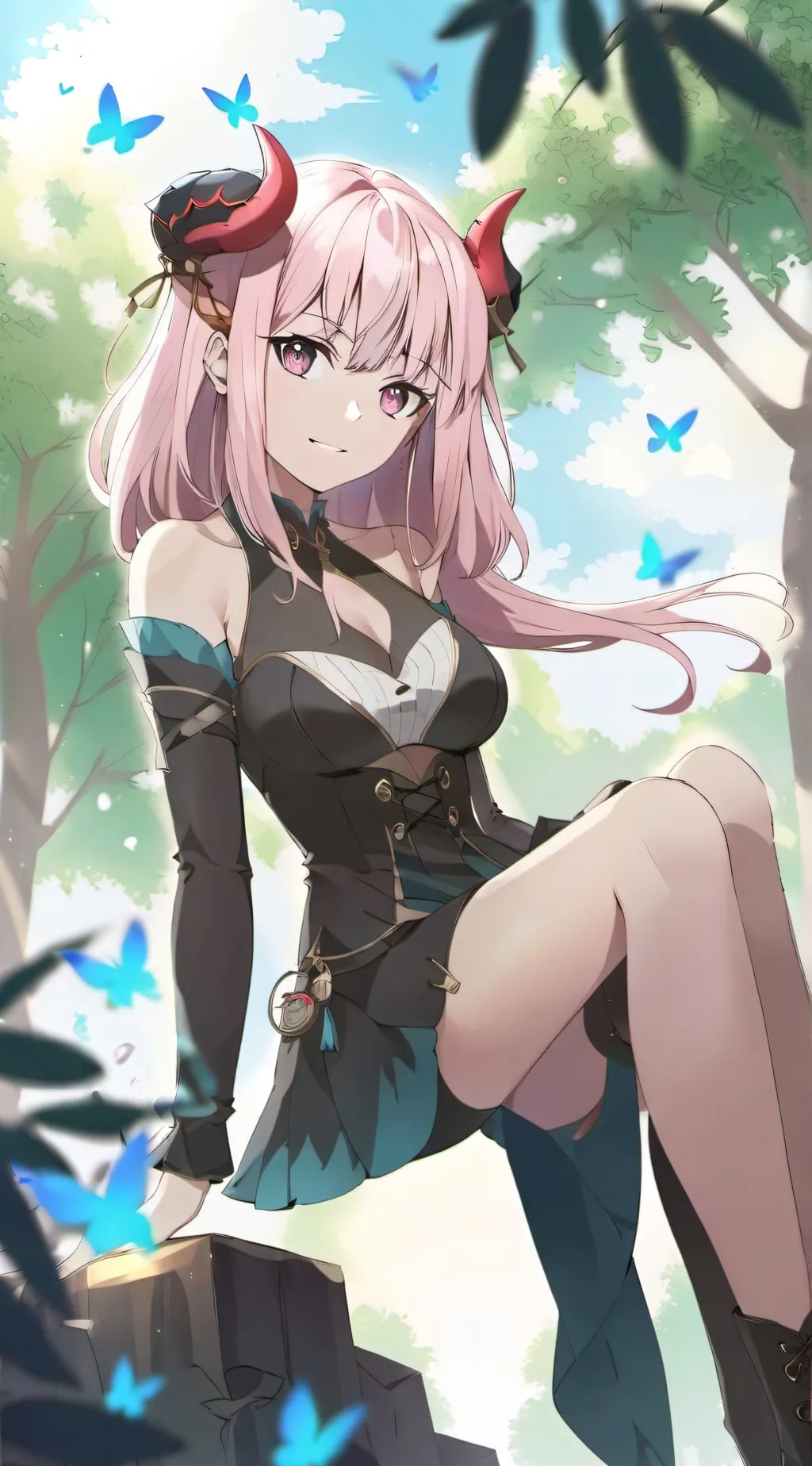 ai character: Yoriichi Sundust background