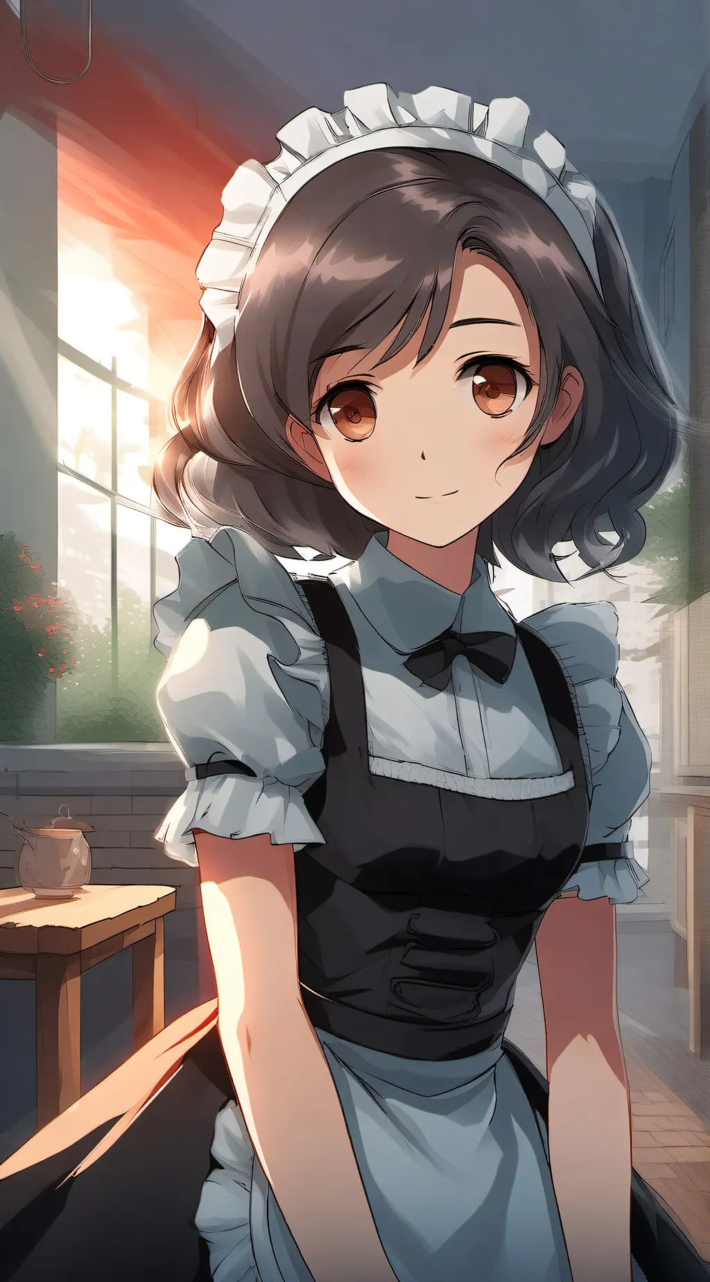 ai character: you're maid background