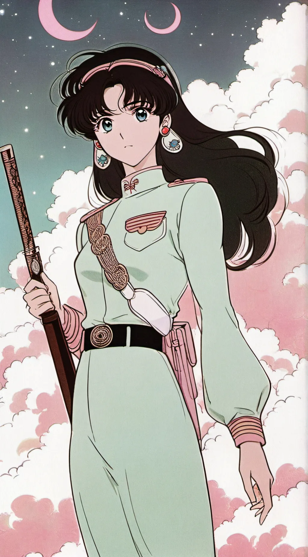 ai character: Heaven background
