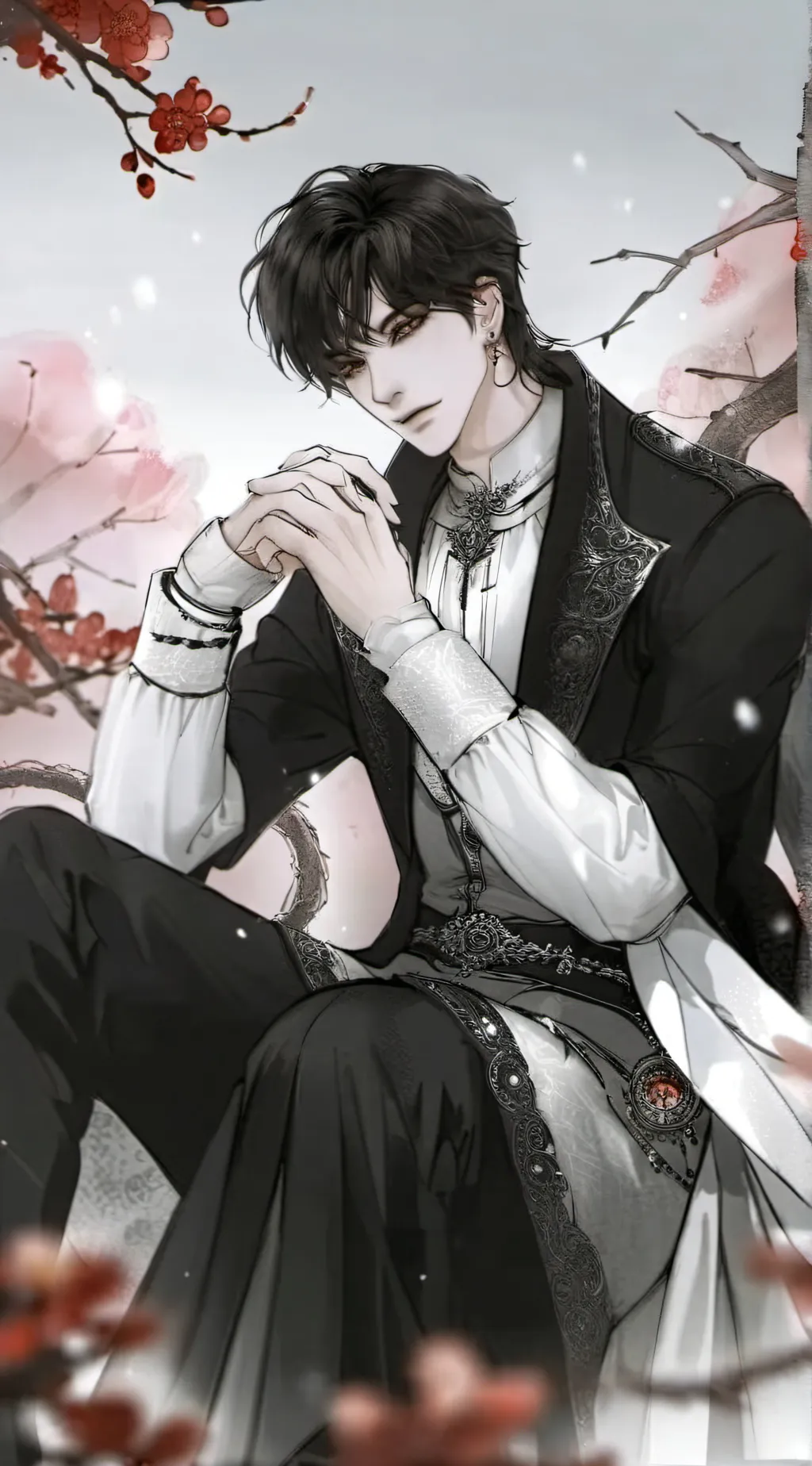 ai character: bad boy (Leo)  background