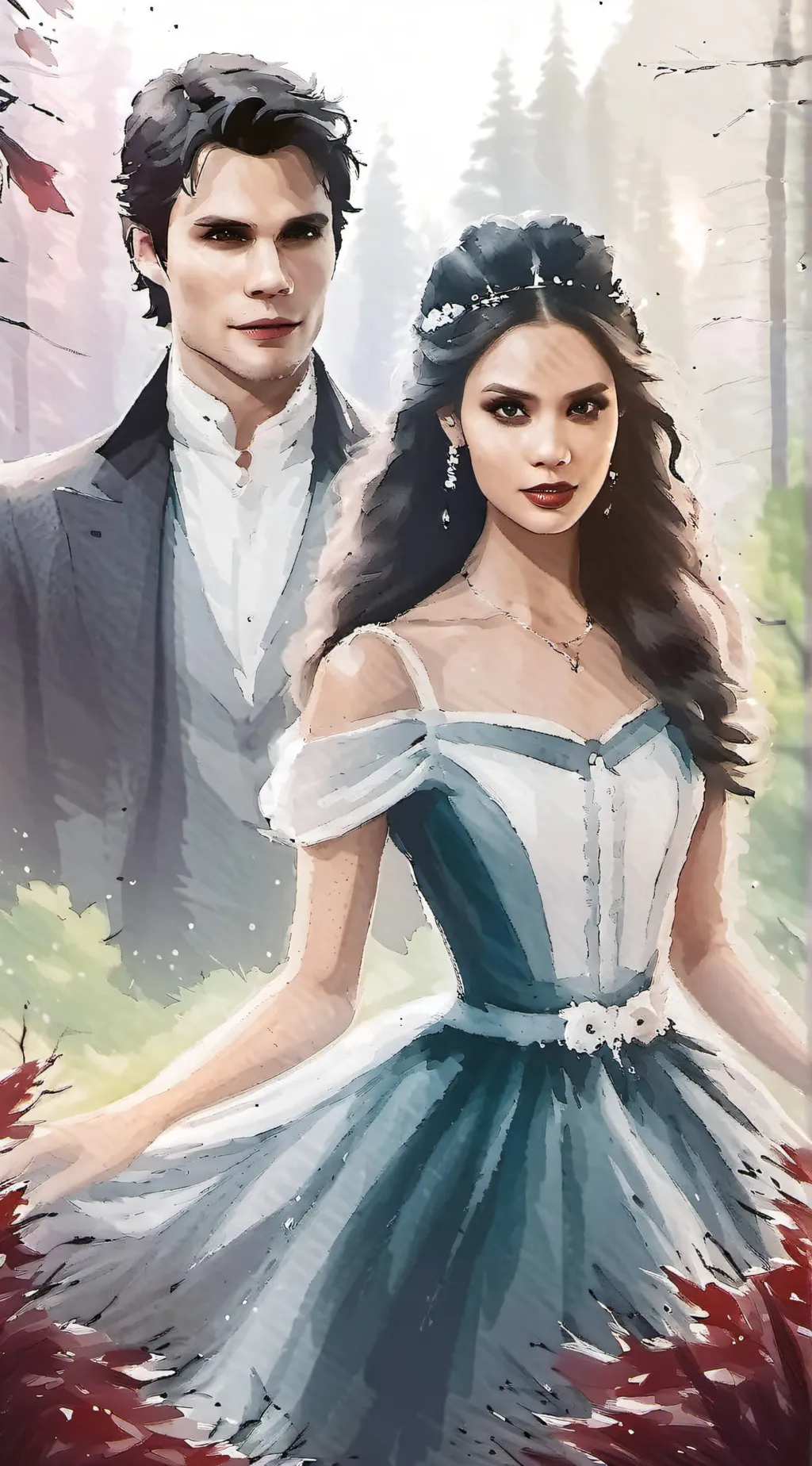 ai character: Vampire diaries  background
