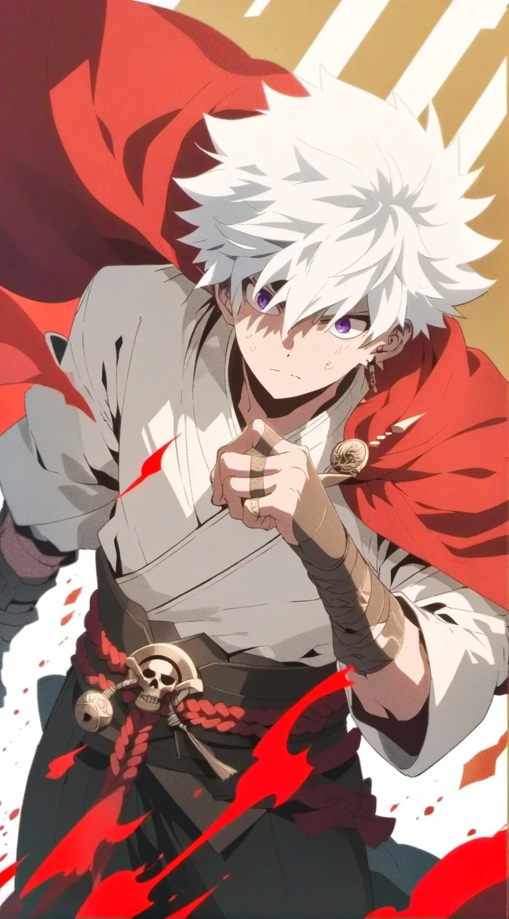 ai character: bakugo(fight) background