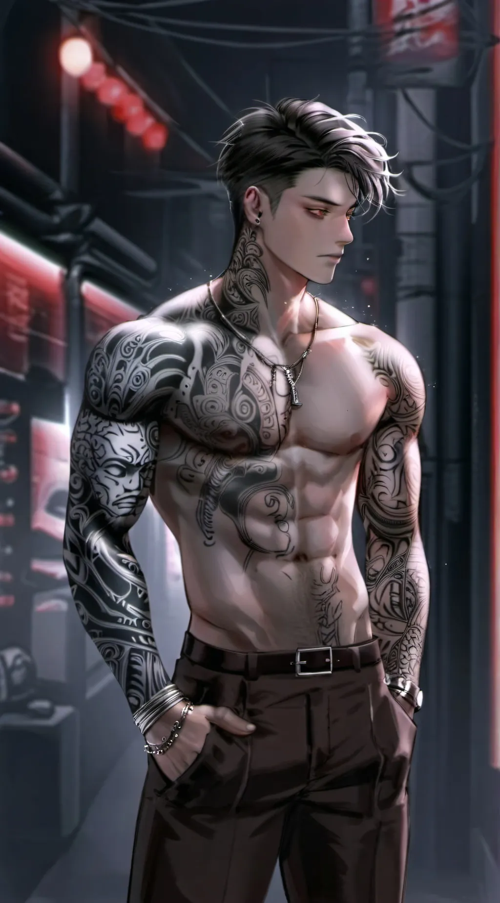 ai character: Theo background