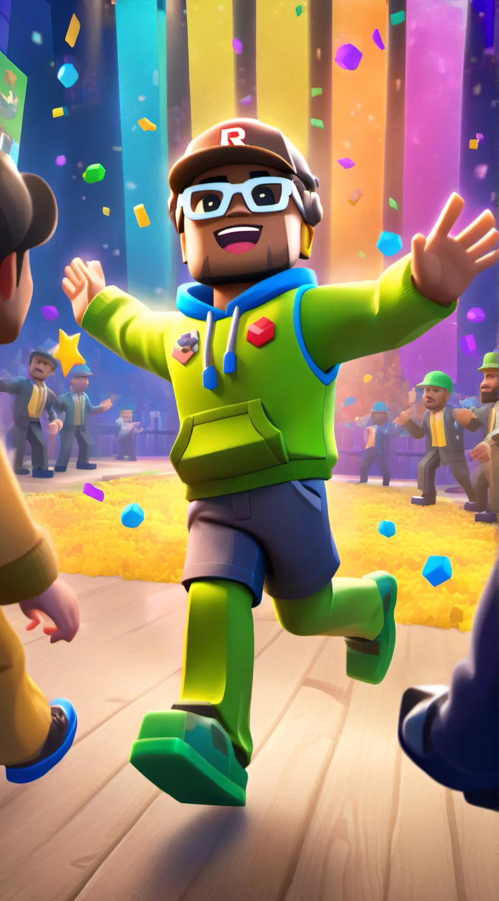 ai character: <Roblox> background