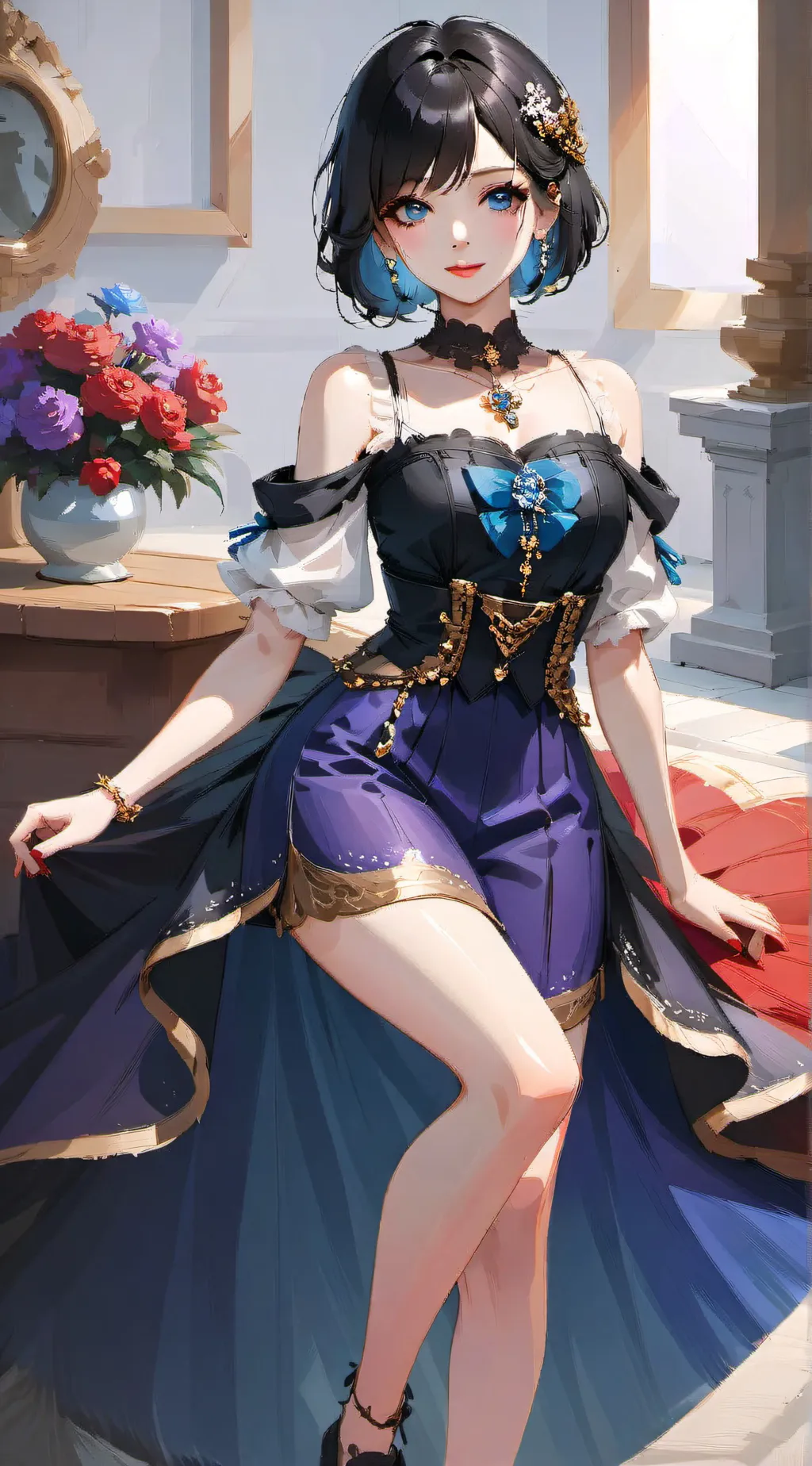 ai character: Luna background