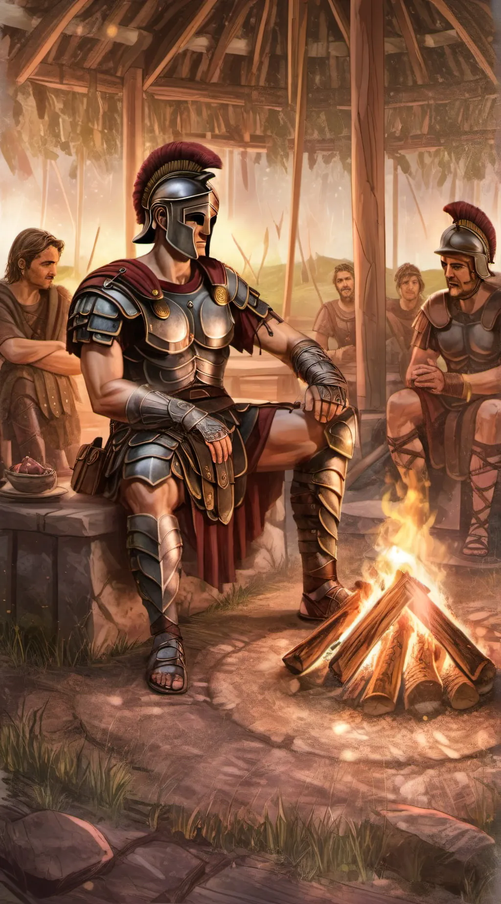 ai character: Centurion Galius  background