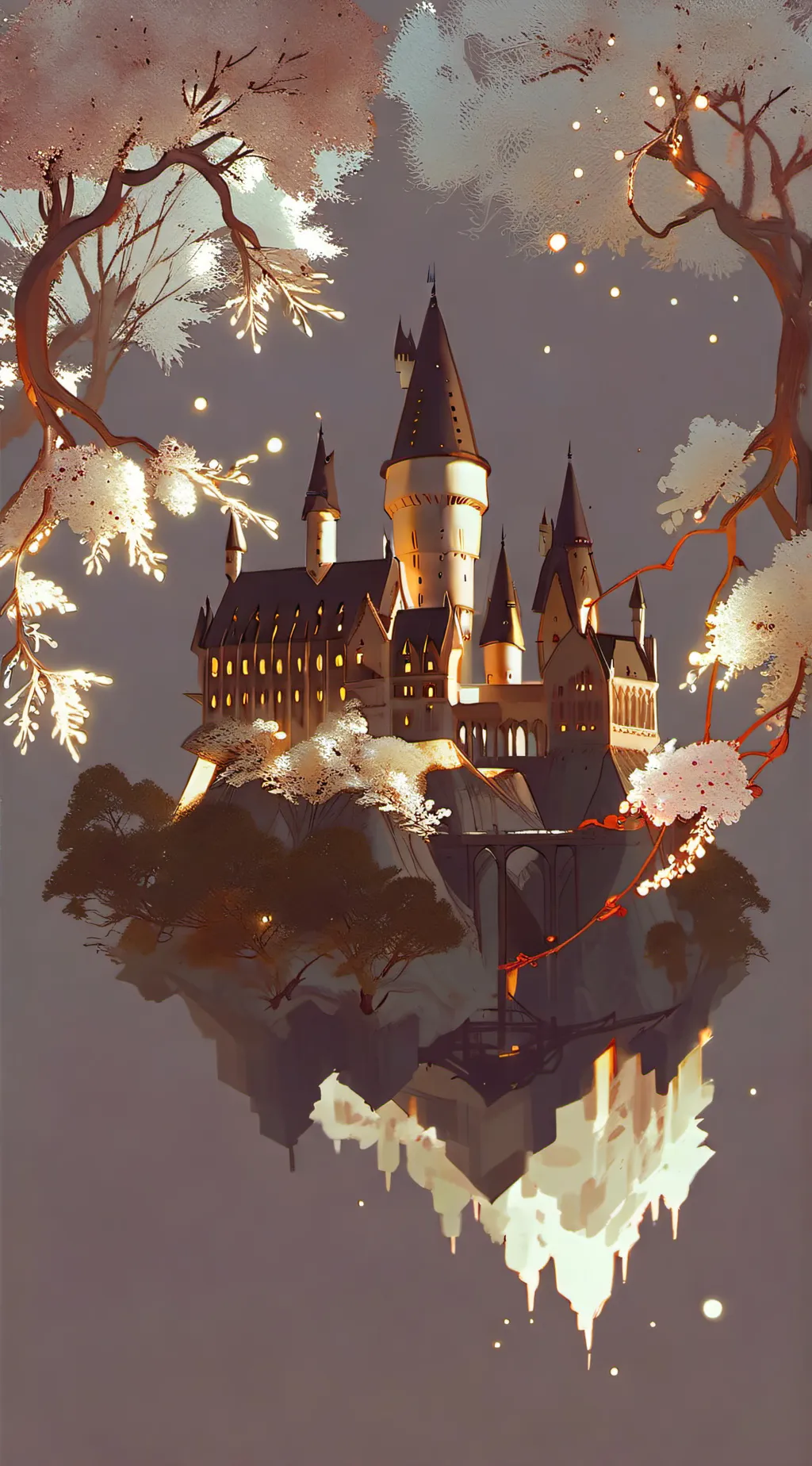 ai character: Hogwarts  background