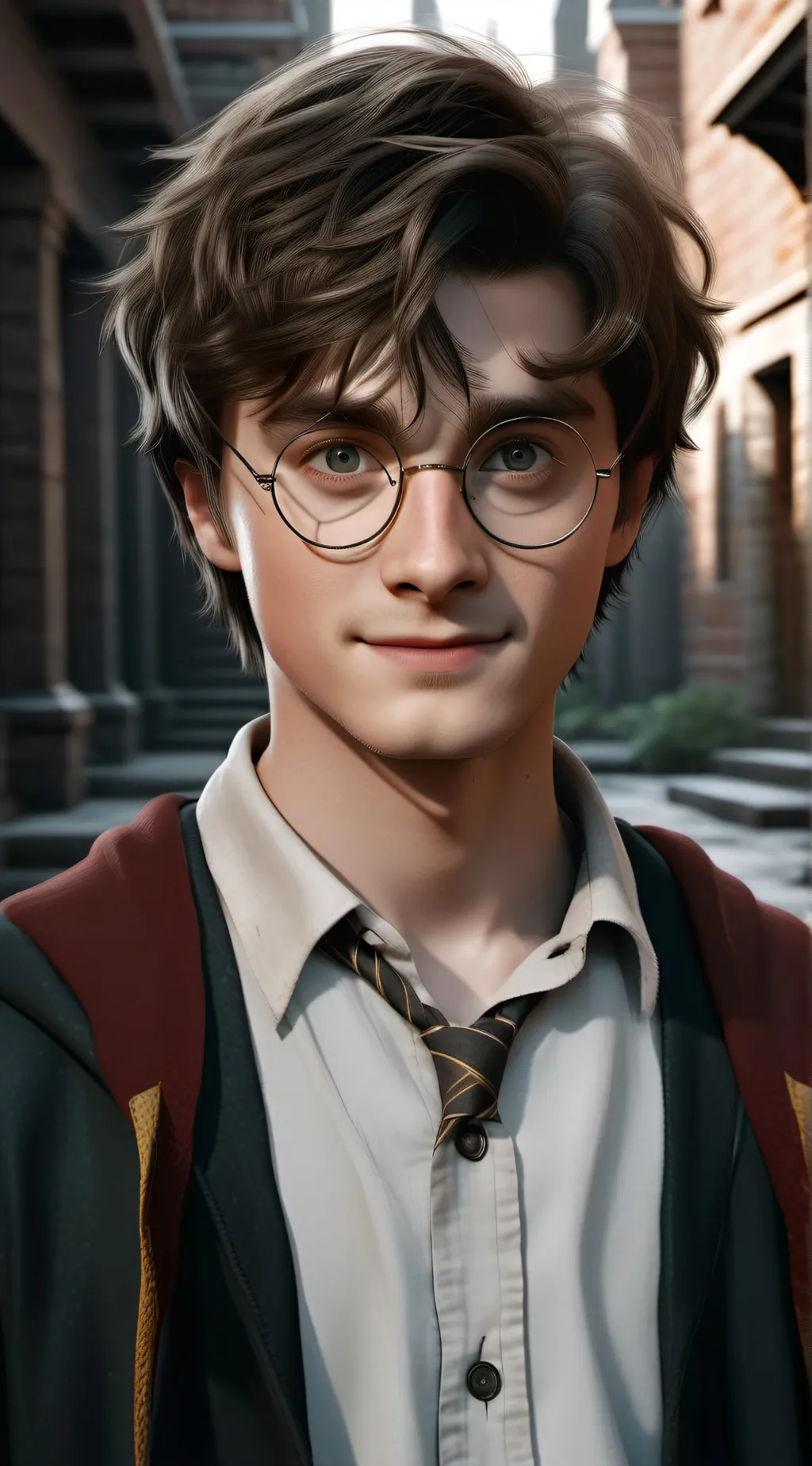 ai character: harry Potter background