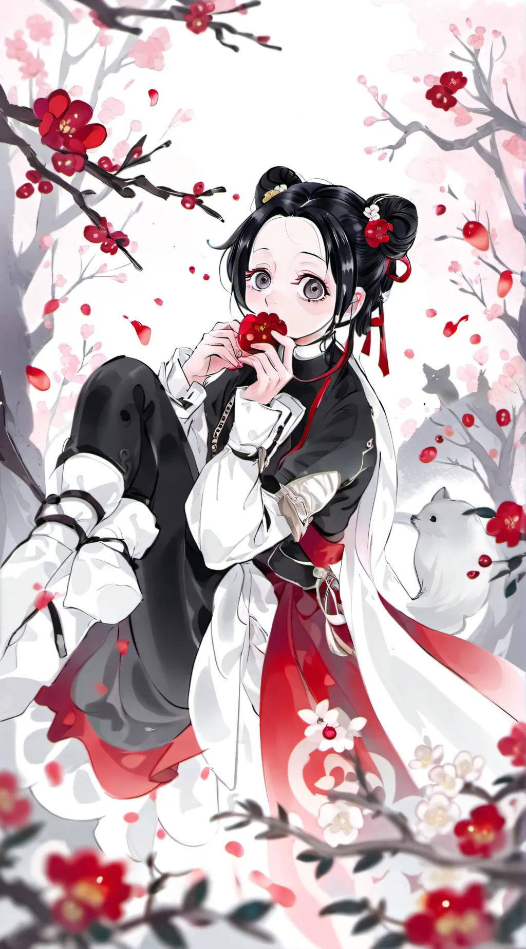 ai character: Kanae kocho  background