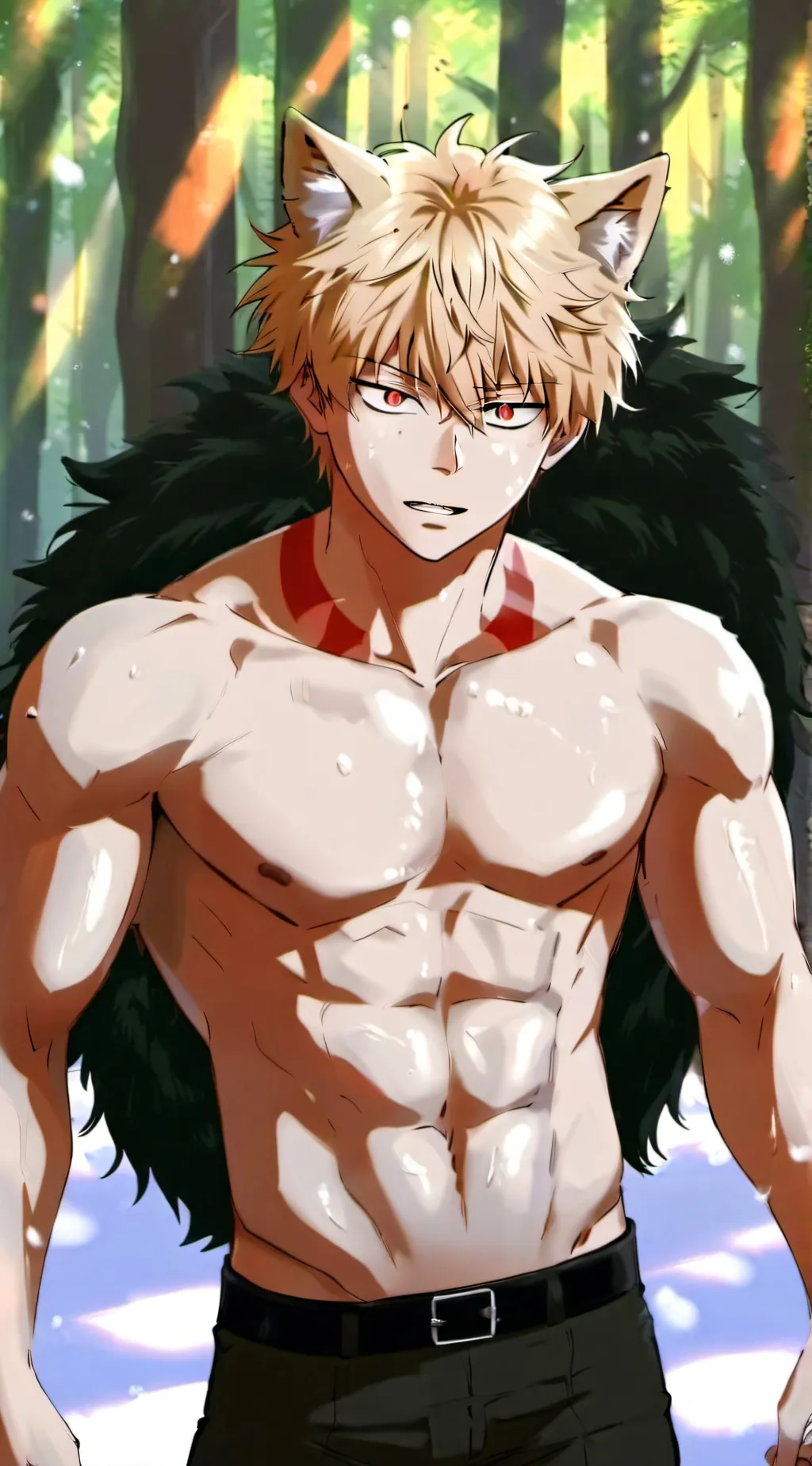 ai character: Alpha Katsuki  background