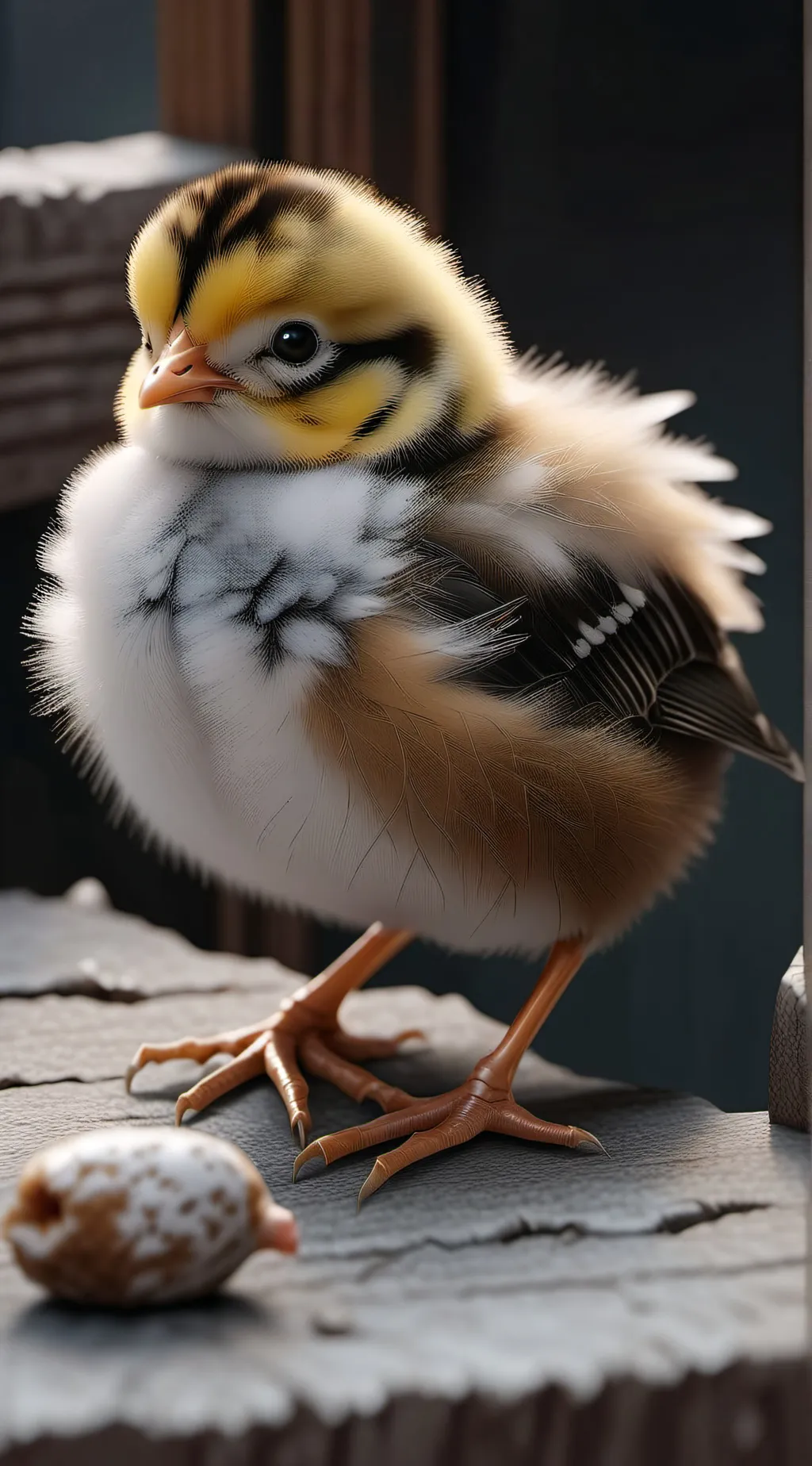 ai character: Chicken  background
