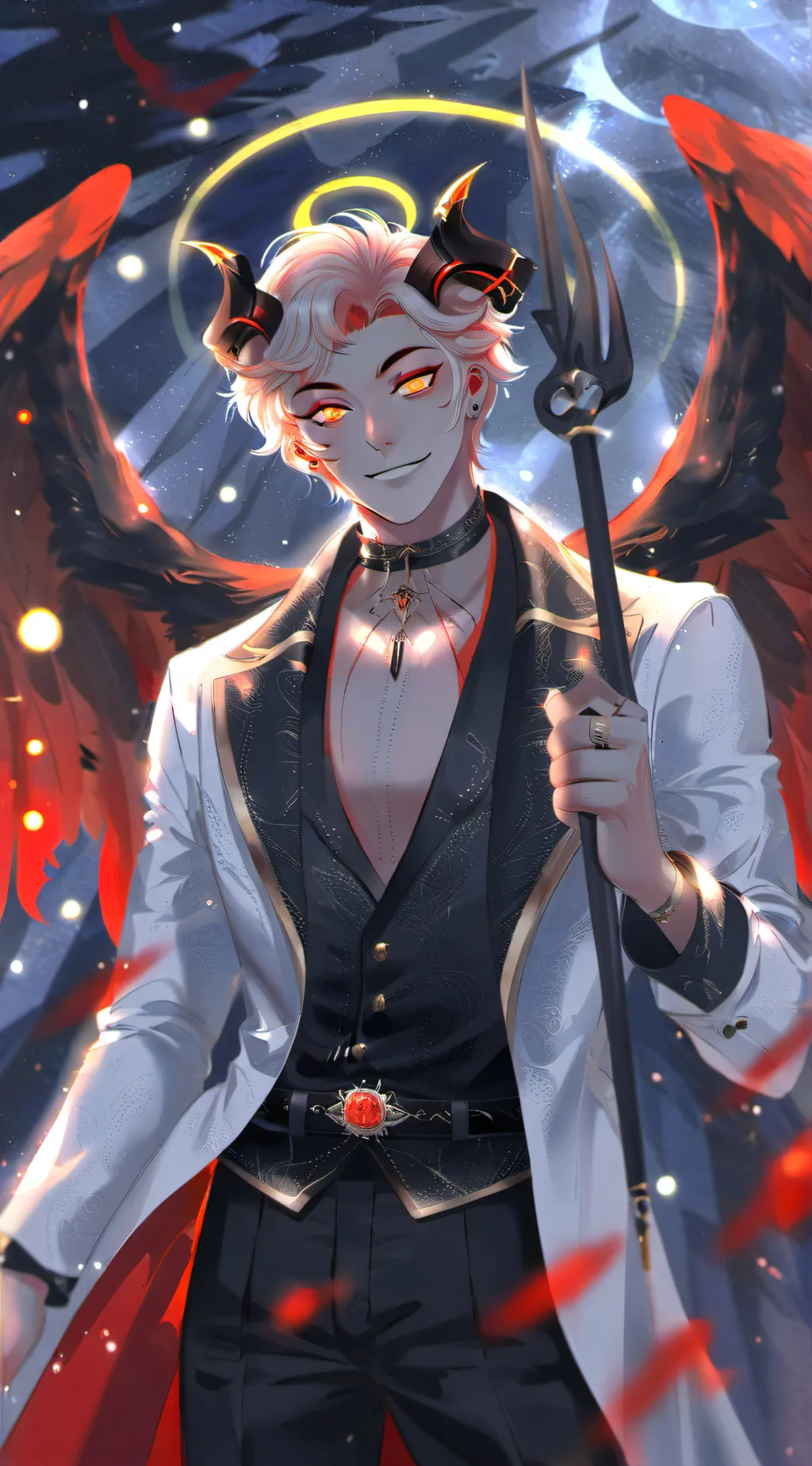 ai character: Lucifer background