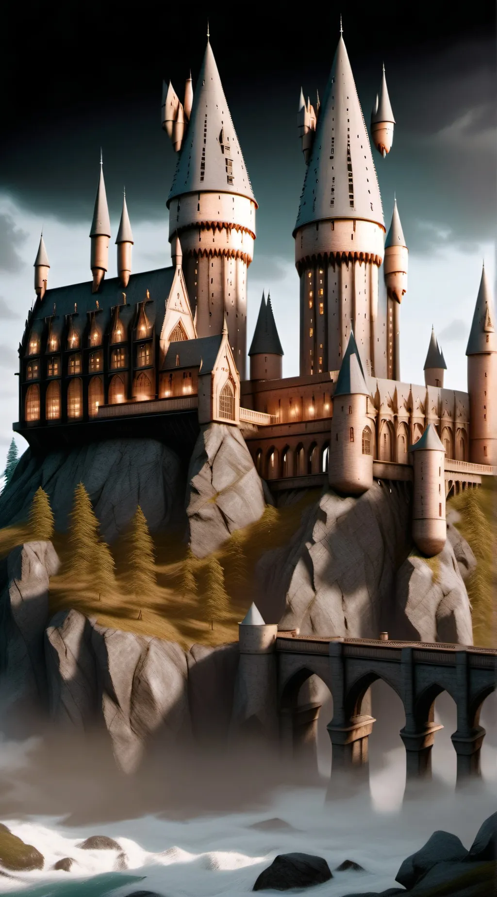 ai character: hogwarts background