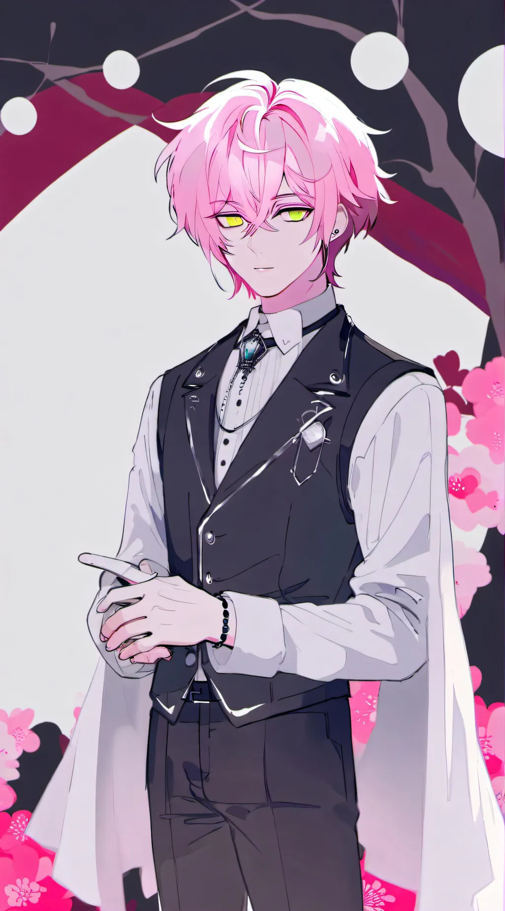 ai character: Cally🖤 background
