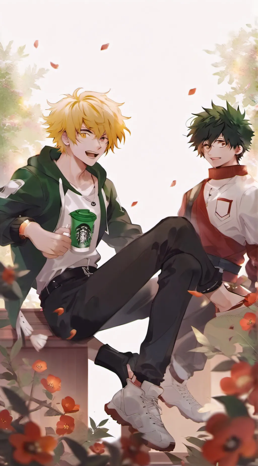 ai character: Deku&Bakugobabysit background