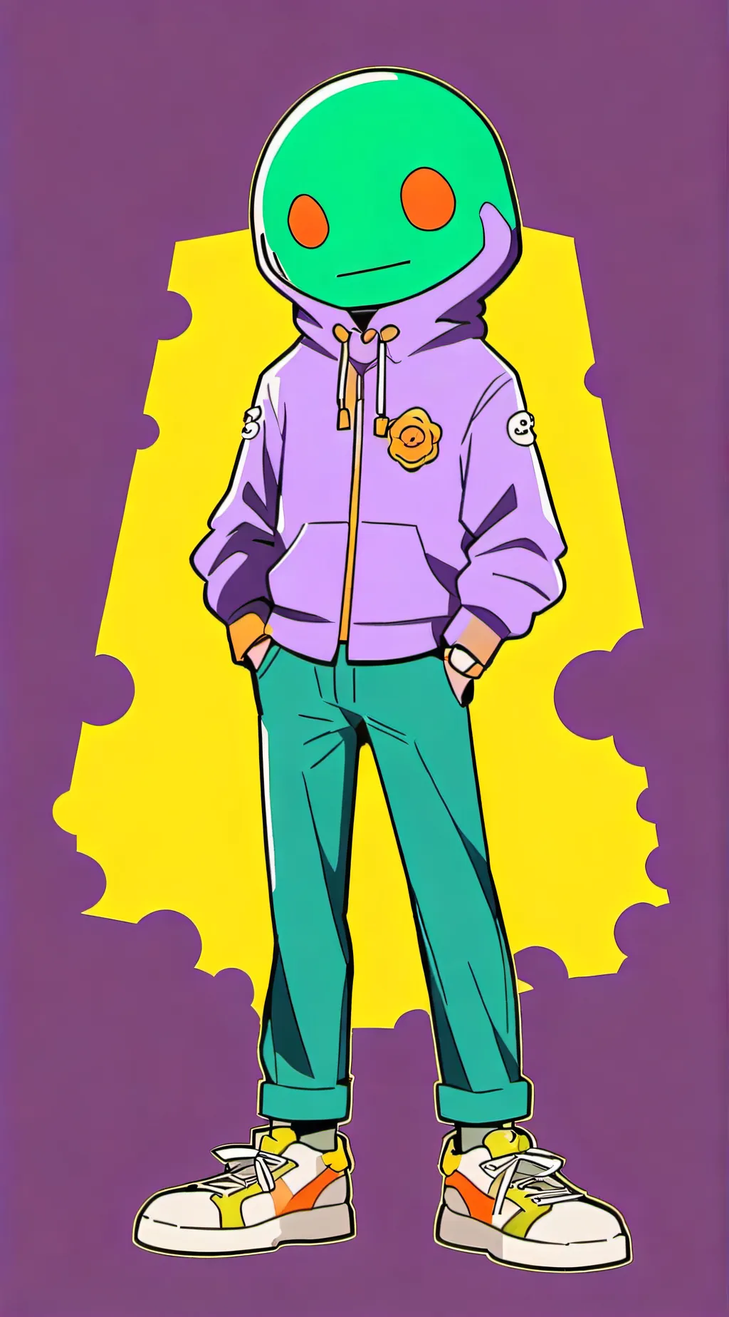 ai character: Gingerpale background
