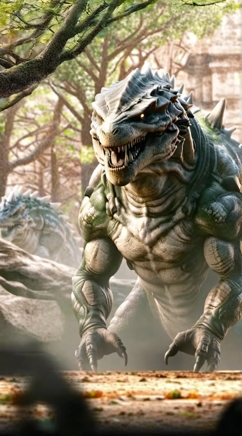 ai character: Indominus Rex  background
