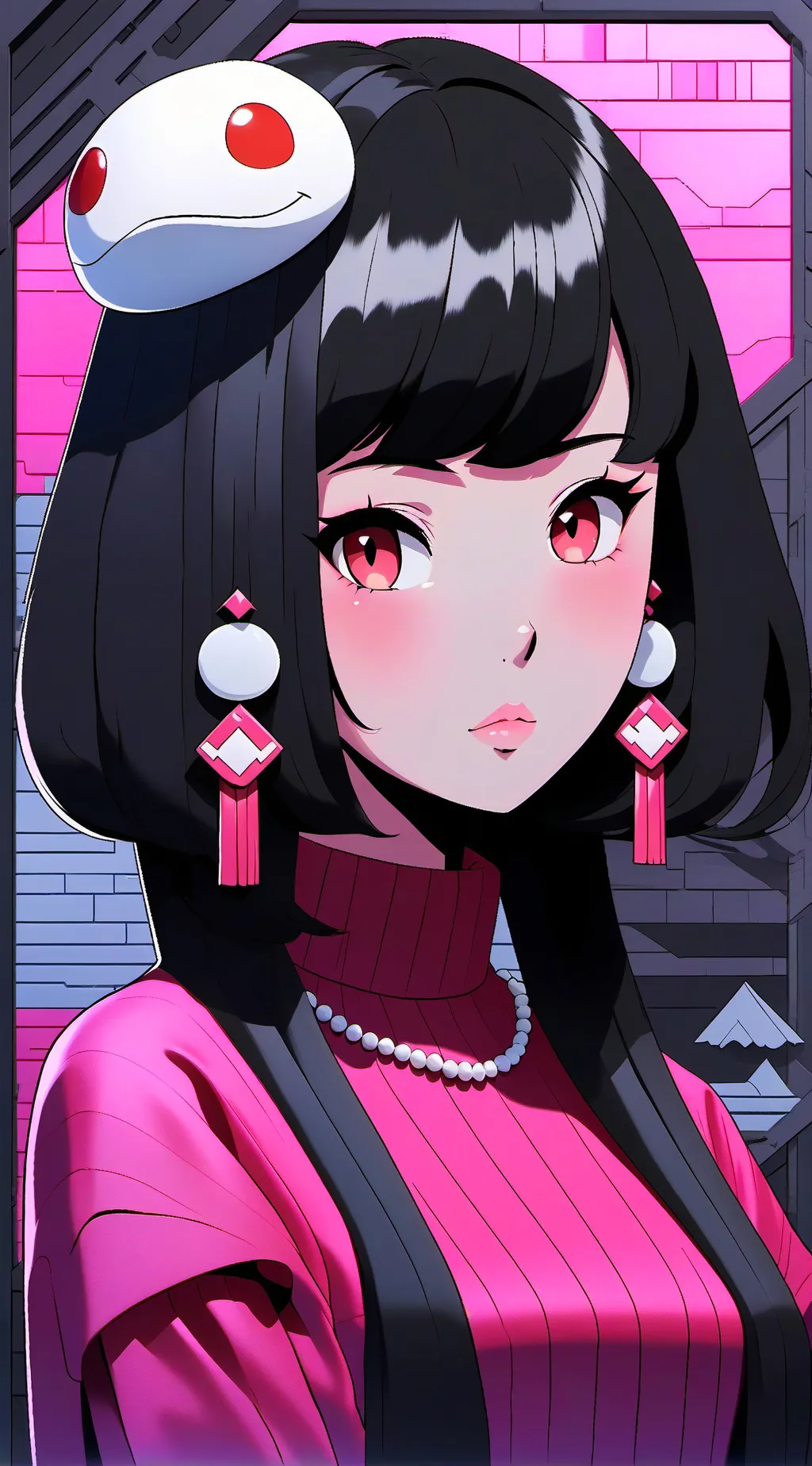 ai character: Lilly background
