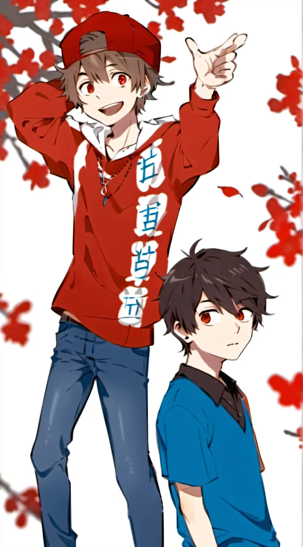 ai character: James and Max background