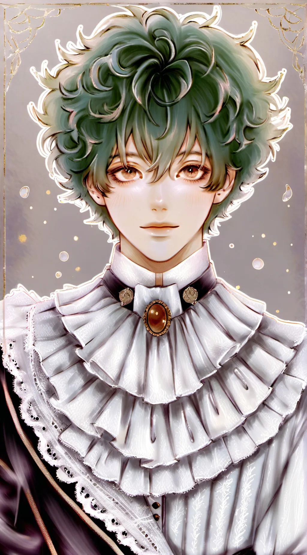ai character: Izuku midoriya  background