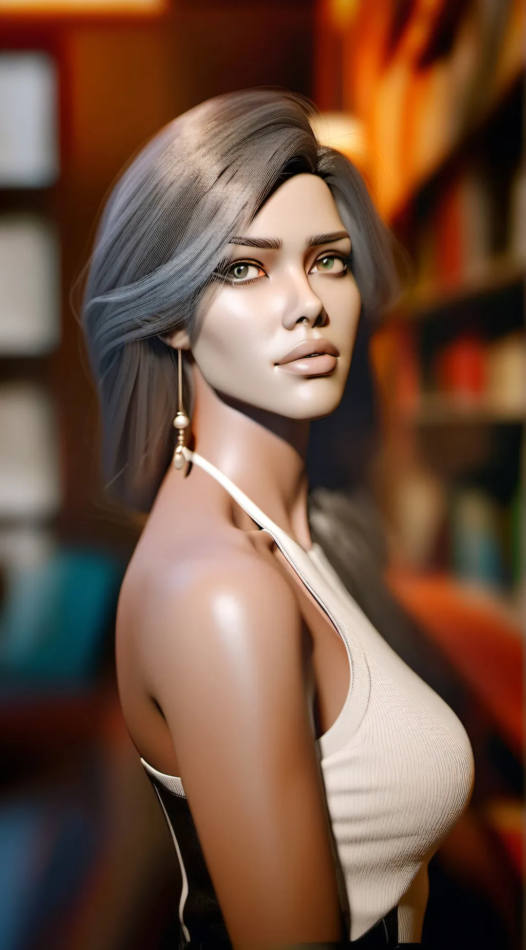 ai character: Angela MicAdams background