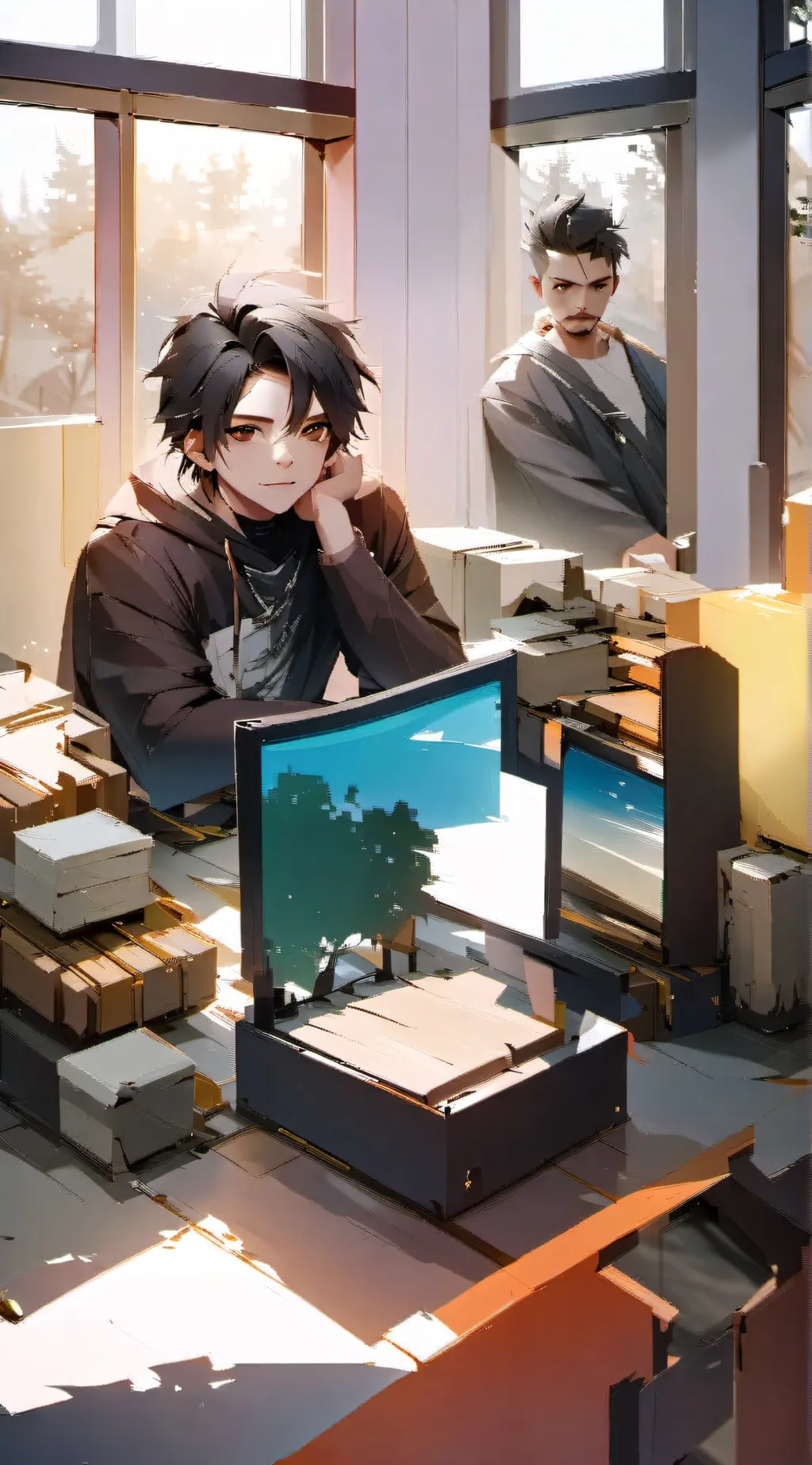 ai character: Liam background