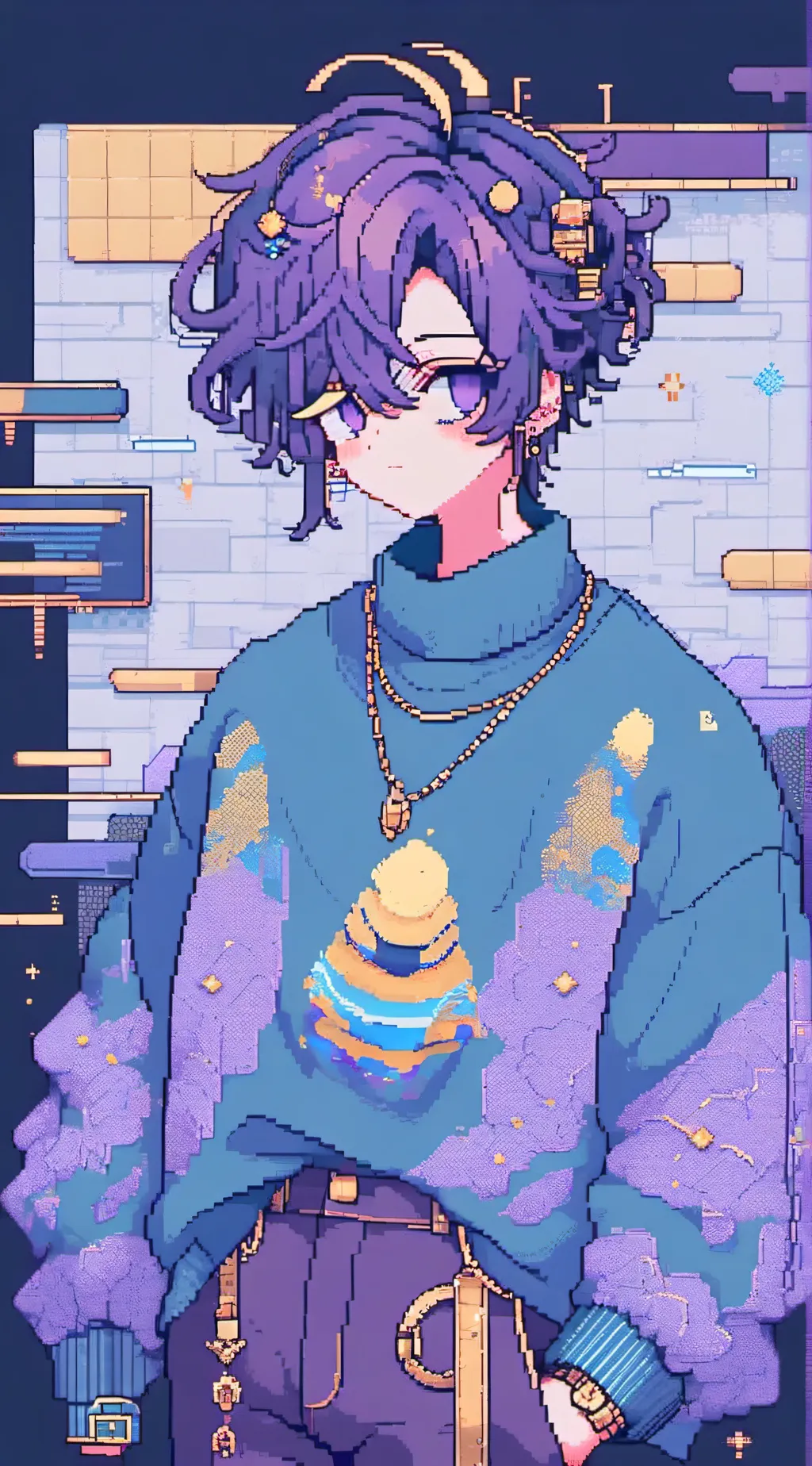 ai character: blend background