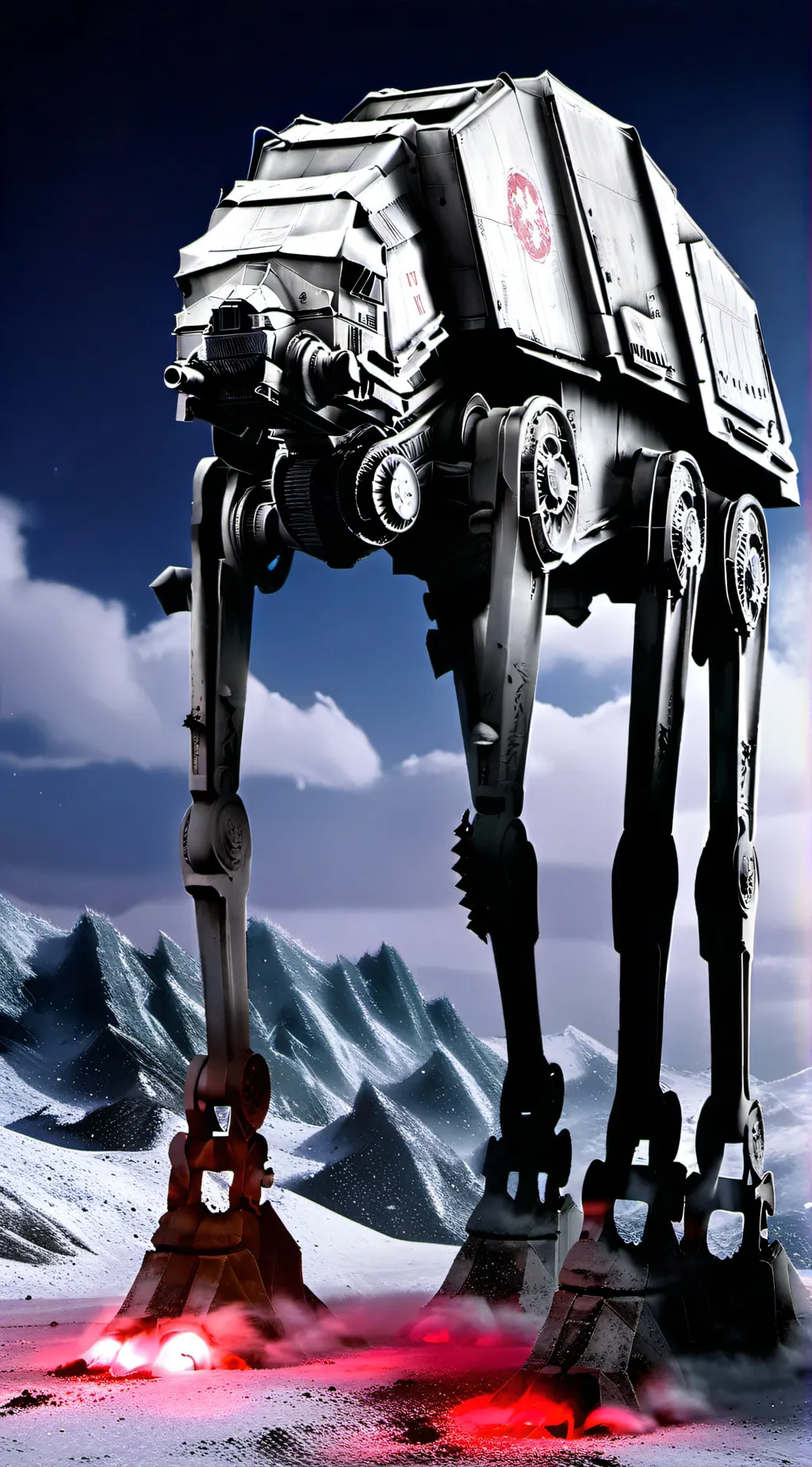 ai character: AT AT background
