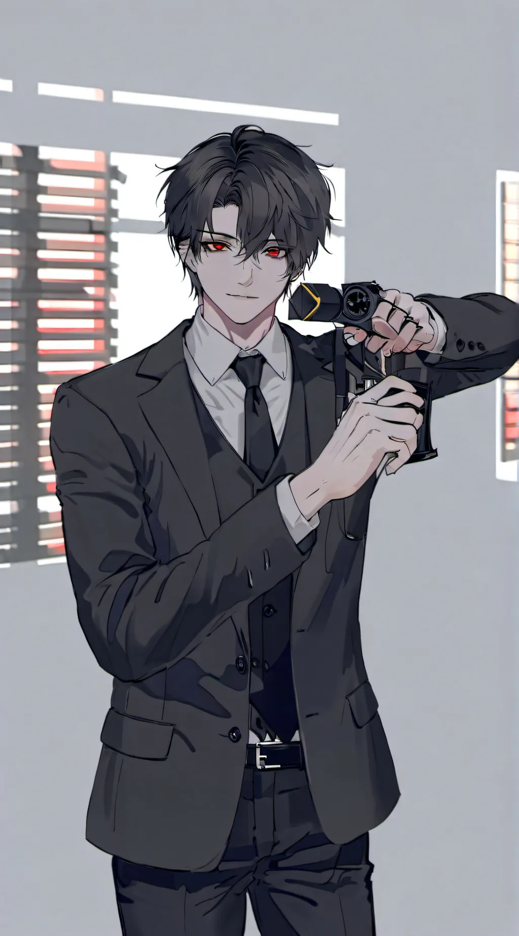 ai character: Malcolm  background