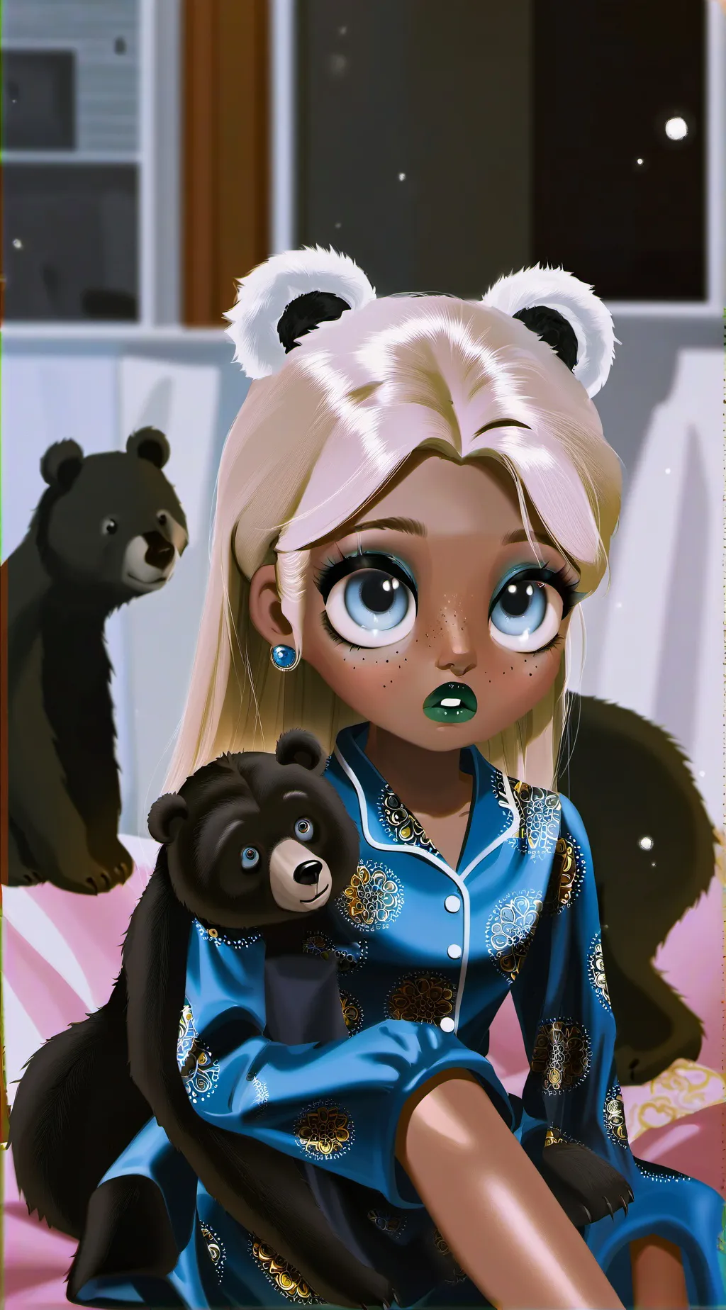 ai character: preppy kid background