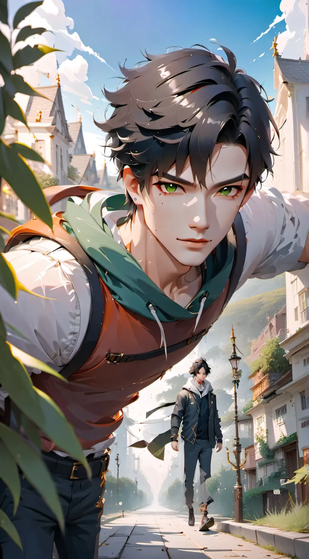 ai character: Jayden  background