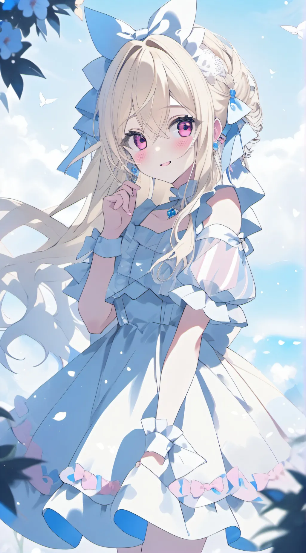 ai character: Pick me girl background