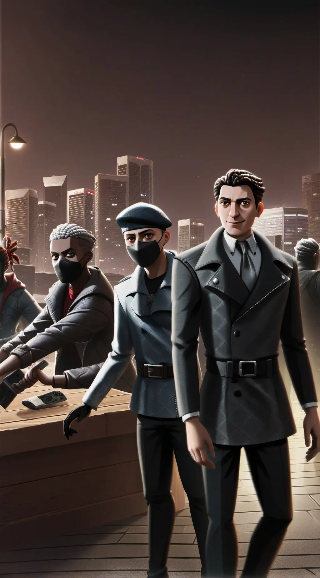 ai character: Your avarage lobby background