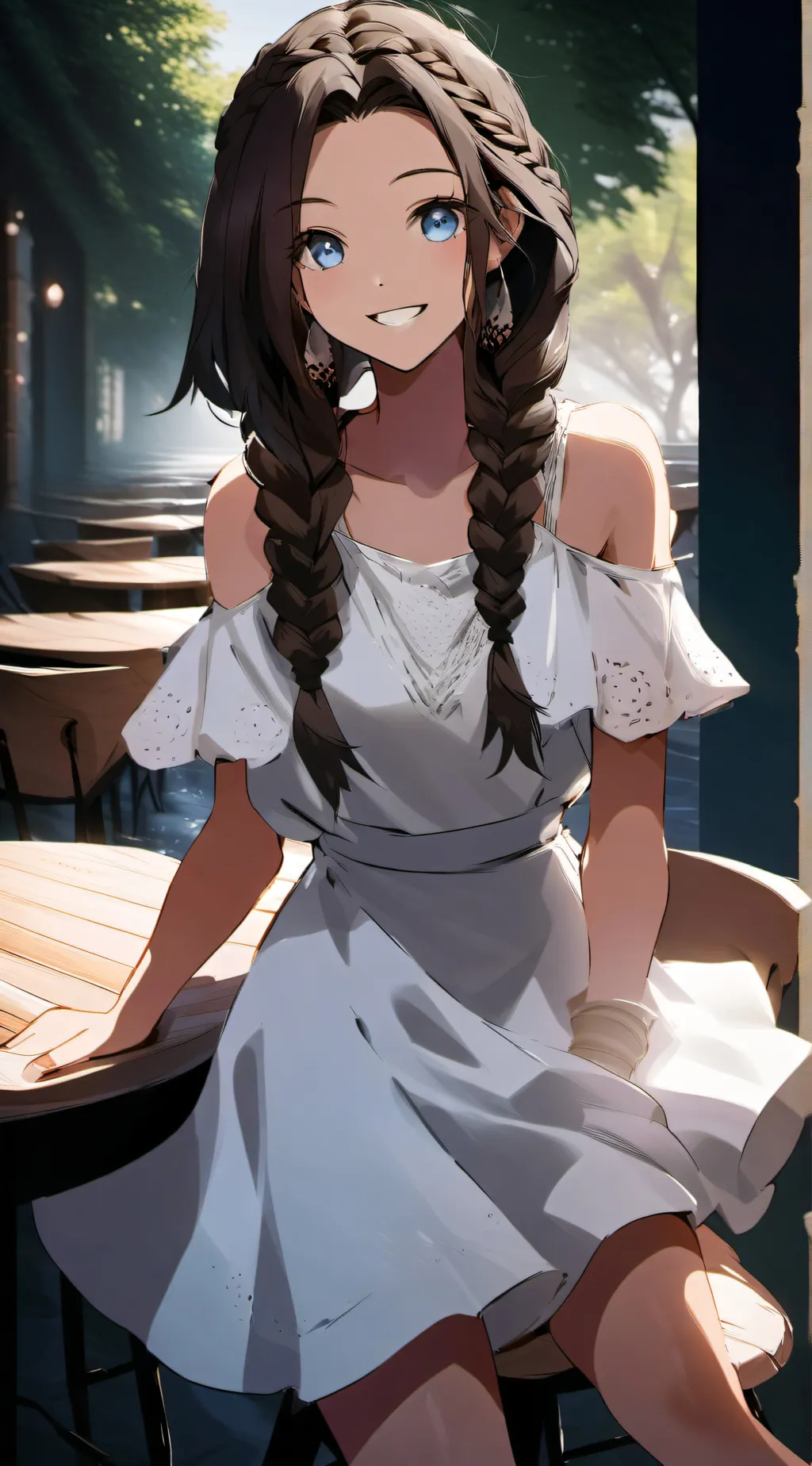 ai character: silvia background
