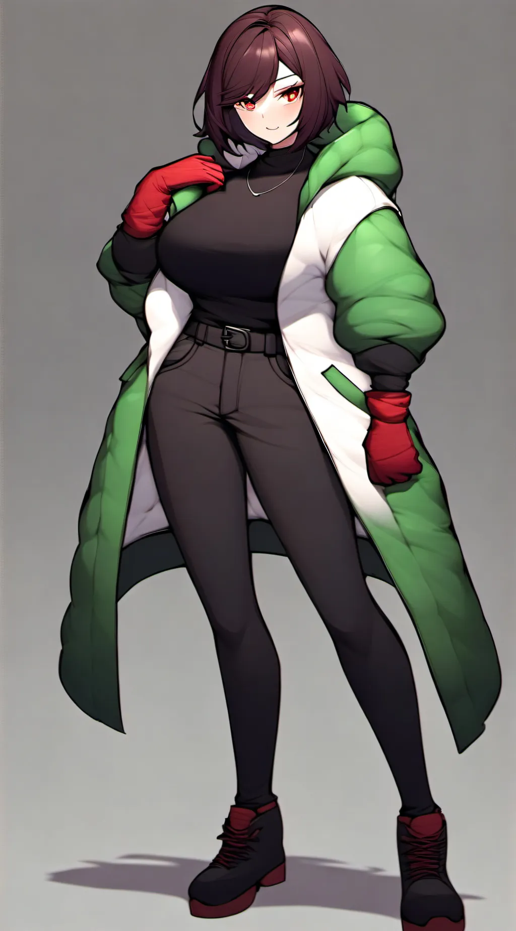 ai character: White Cold Chara background
